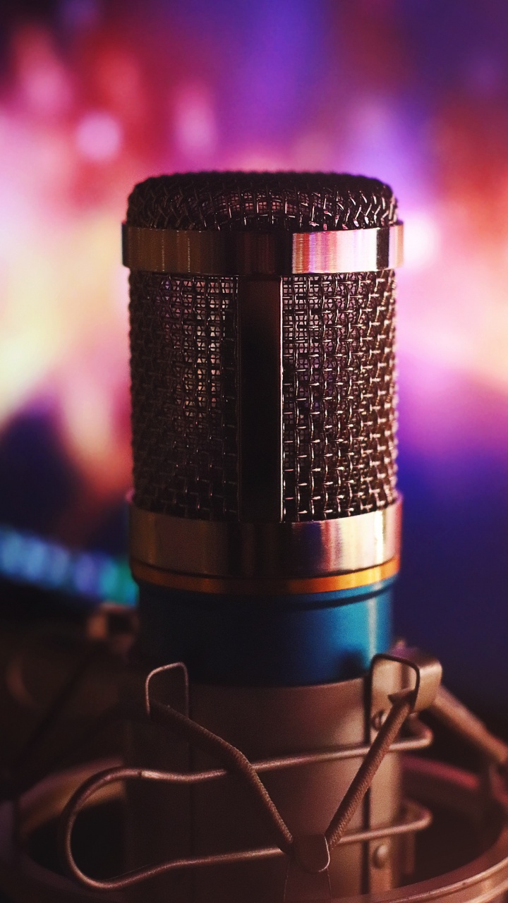 Обои аудио, микрофон, материальное свойство, видео, крупный план в разрешении 720x1280