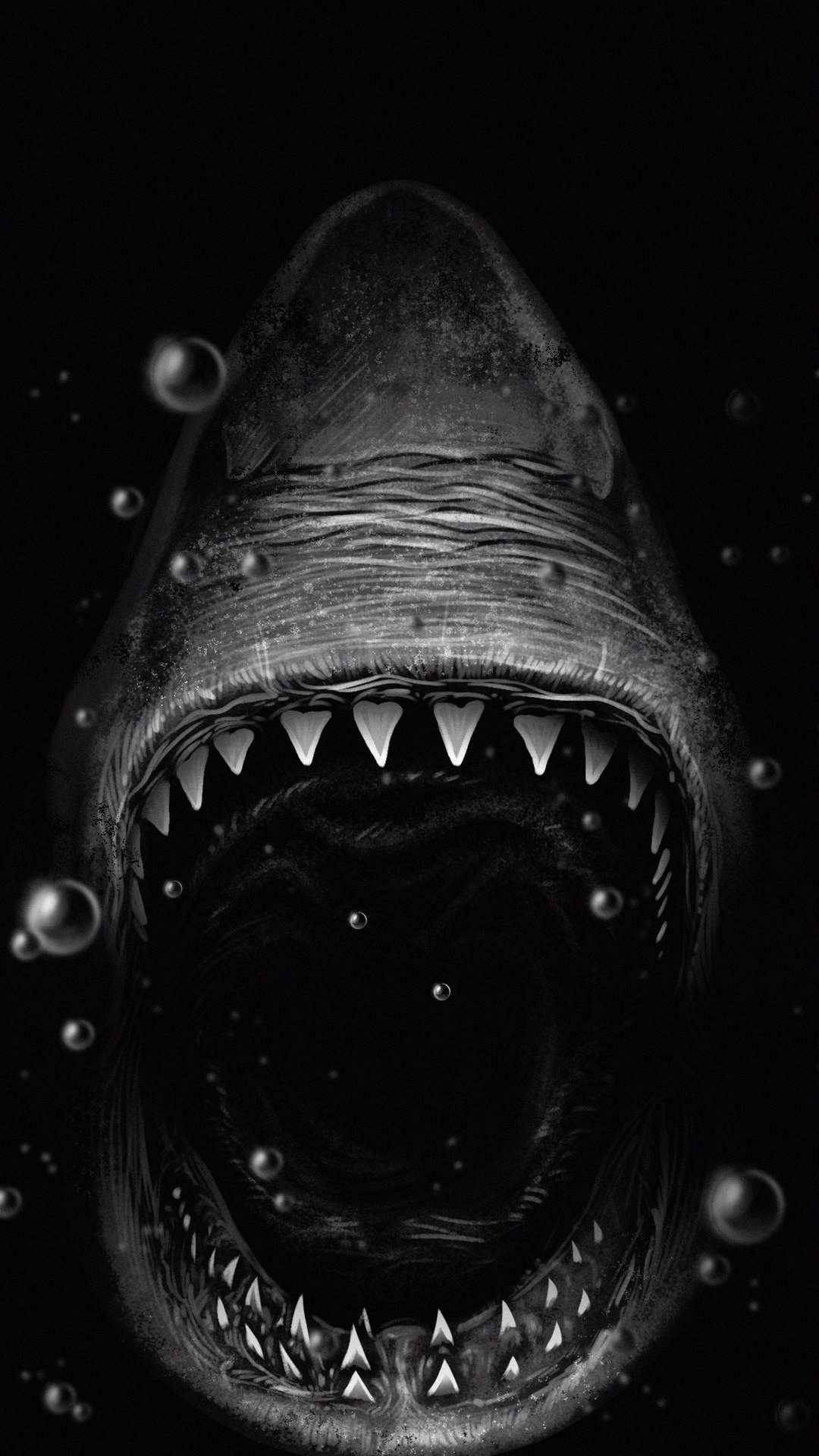 Обои голова, глаз, человеческое тело, пасть, автомобильные шины в разрешении 1080x1920