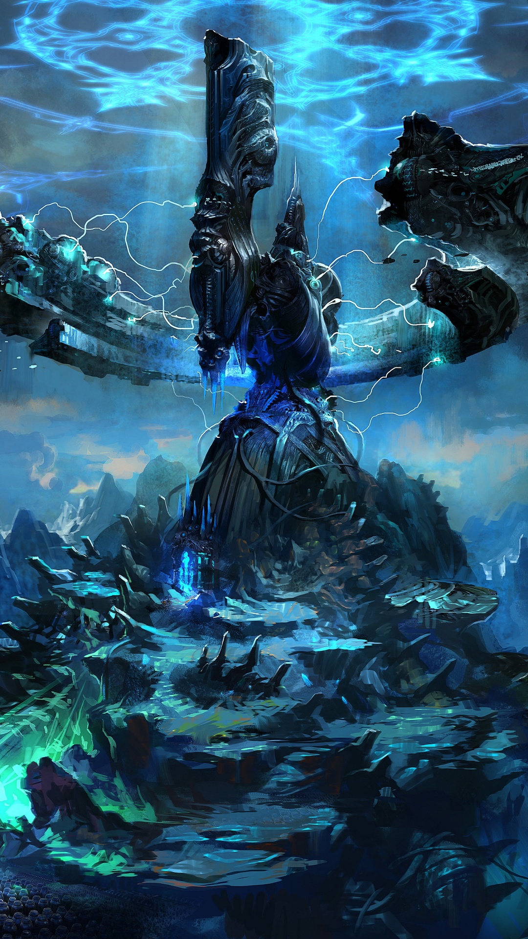 Обои тера, Многопользовательская онлайн игра, мифология, земля, видеоигра в разрешении 1080x1920