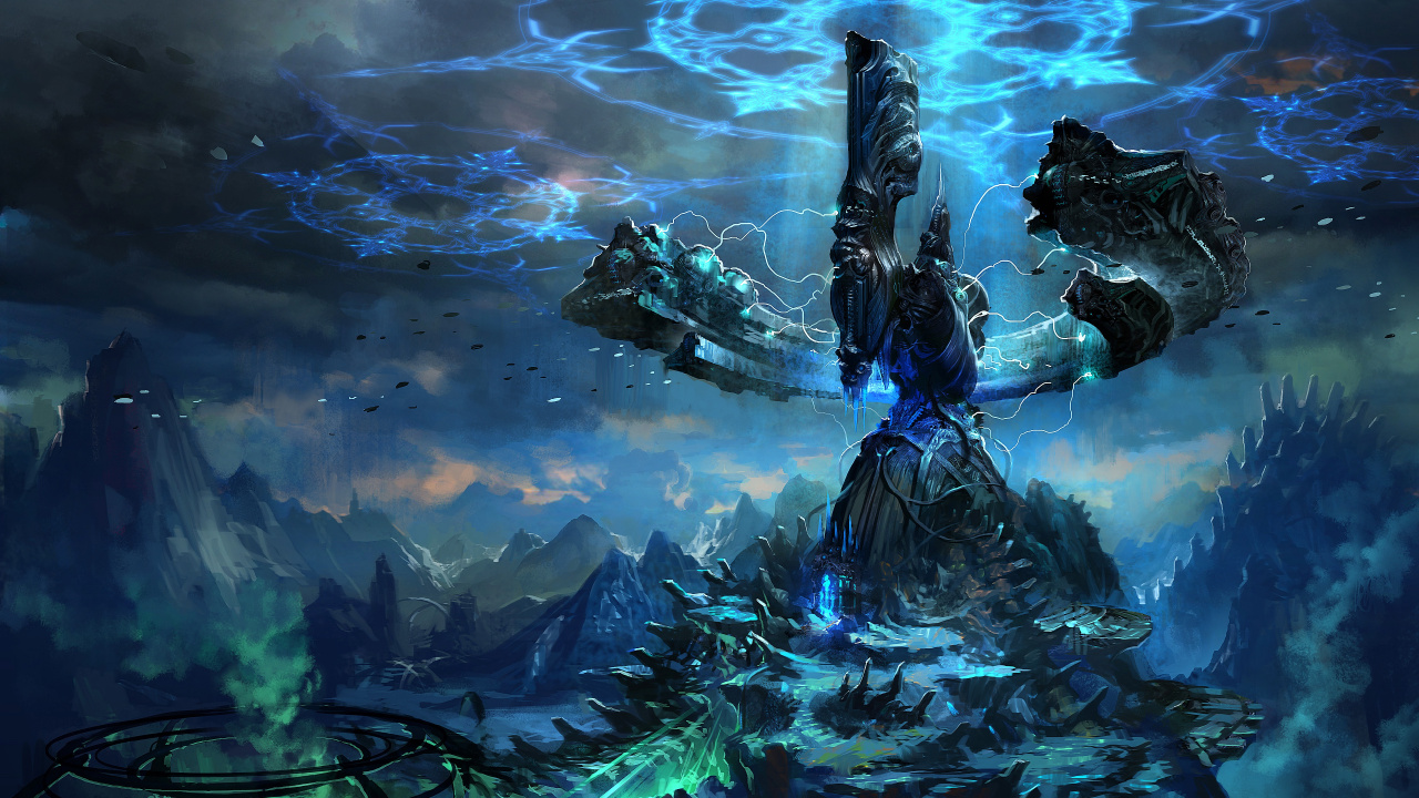 Обои тера, Многопользовательская онлайн игра, мифология, земля, видеоигра в разрешении 1280x720