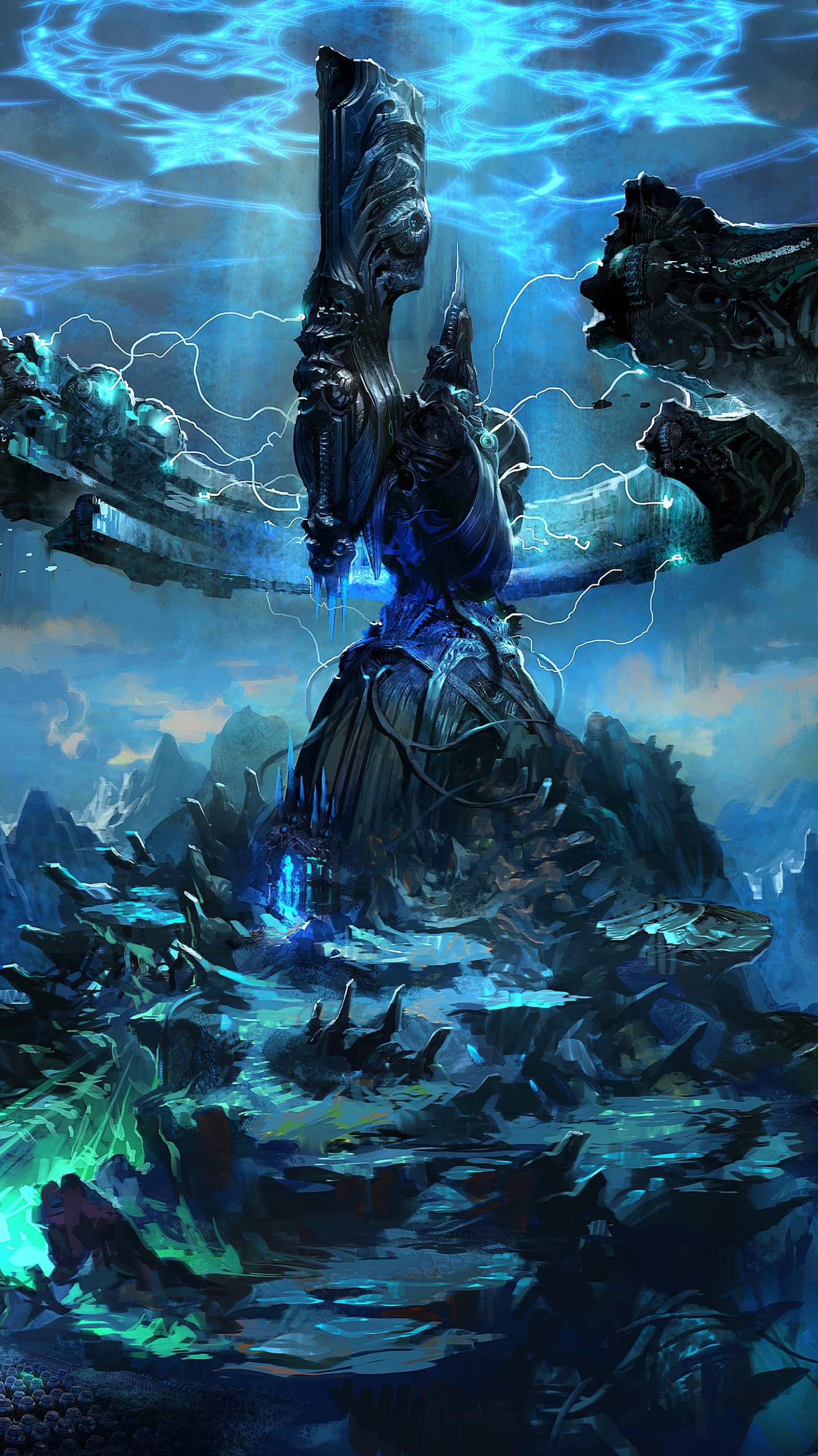 Обои тера, Многопользовательская онлайн игра, мифология, земля, видеоигра в разрешении 1440x2560