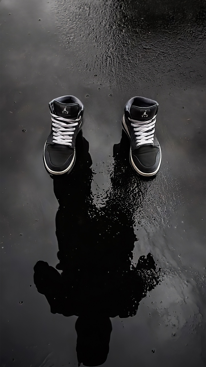 Обои вода, жидкий, жидкость, черный и белый, стиль в разрешении 720x1280