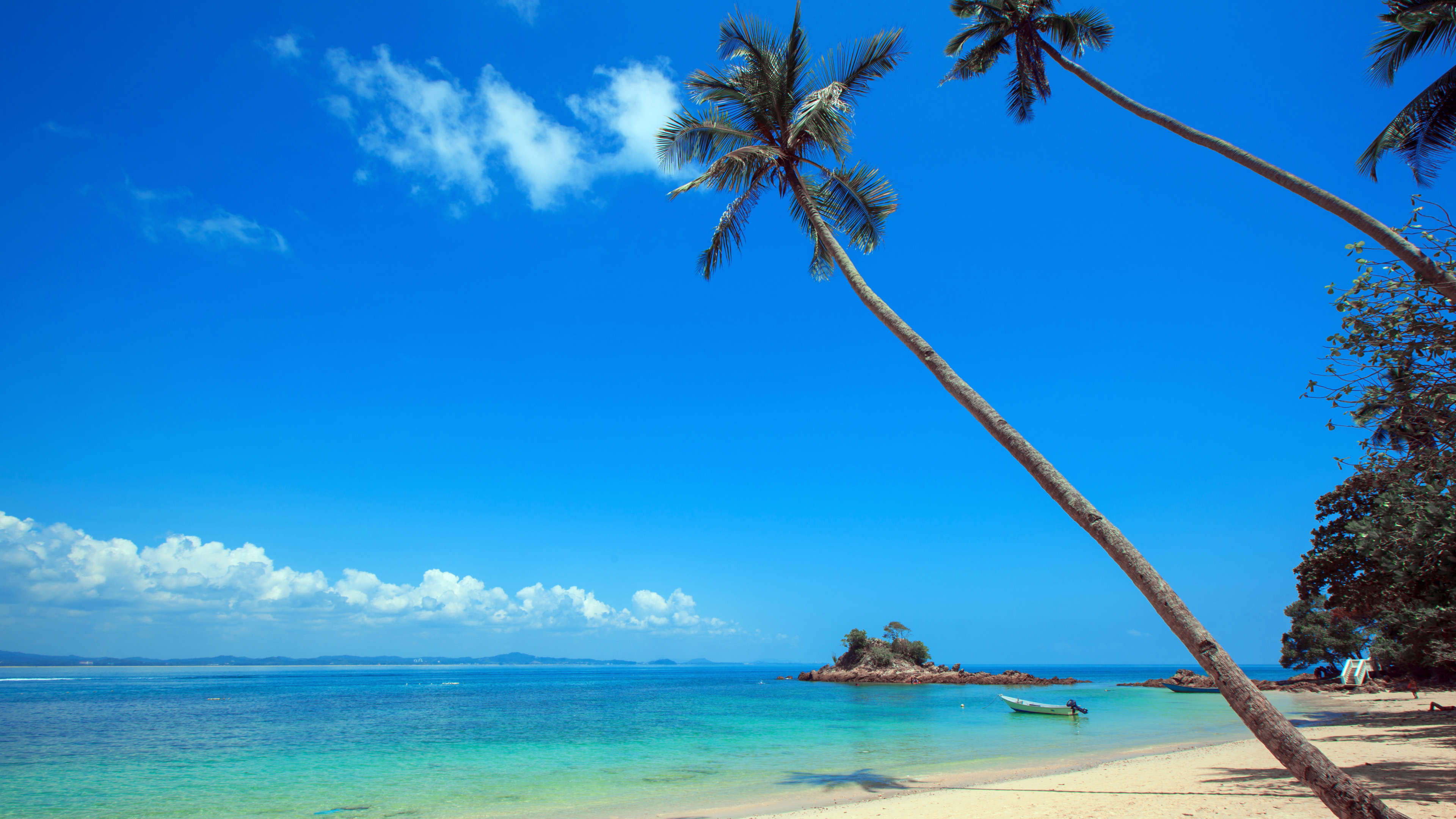 Обои пляж бесплатный, пляж, берег, побережье, море в разрешении 3840x2160