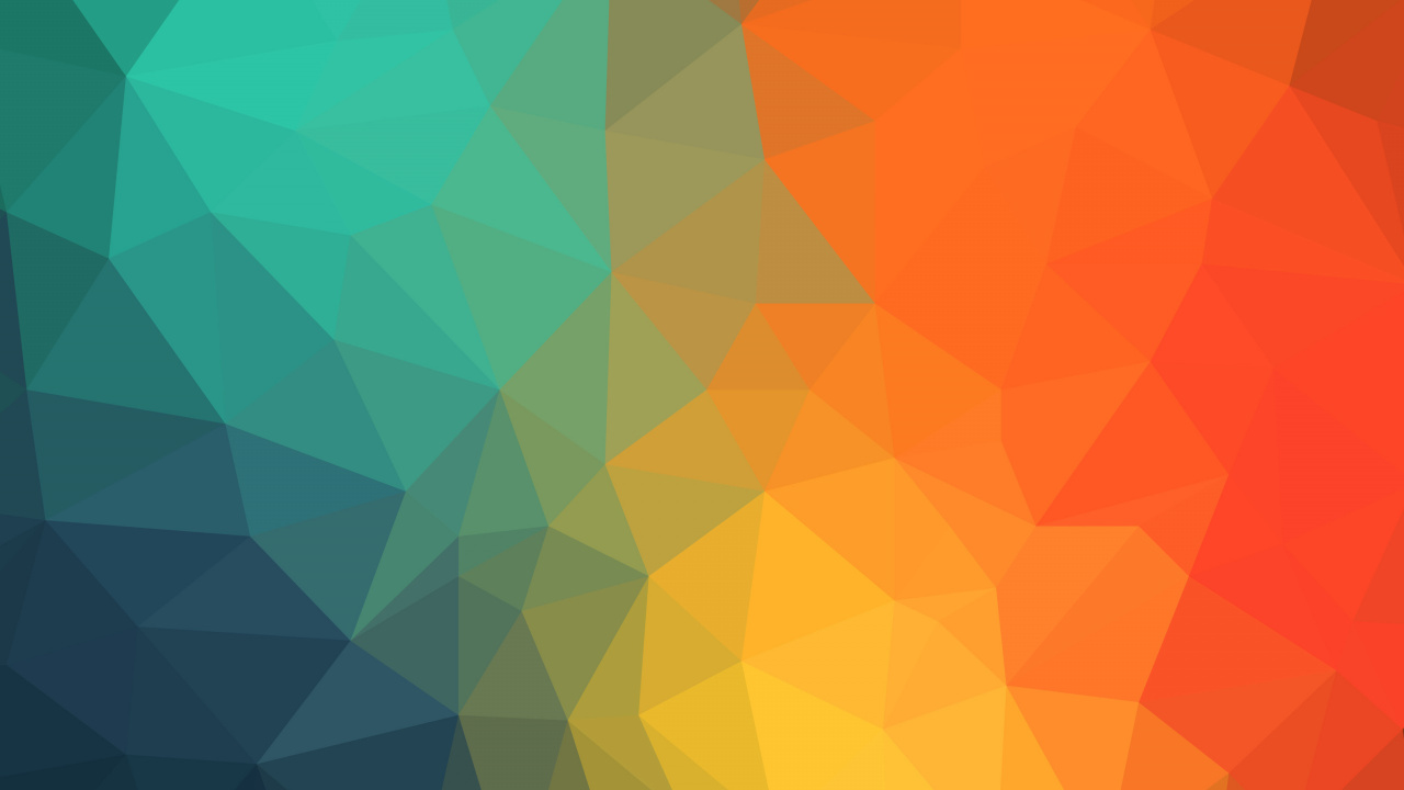 Обои треугольник, Геометрическая форма, Апельсин, желтый, узор в разрешении 1280x720