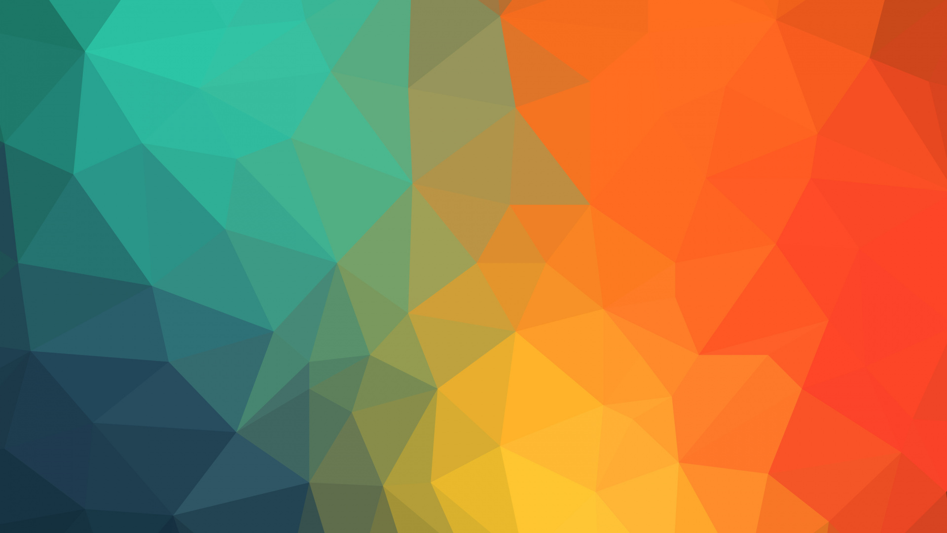 Обои треугольник, Геометрическая форма, Апельсин, желтый, узор в разрешении 1920x1080