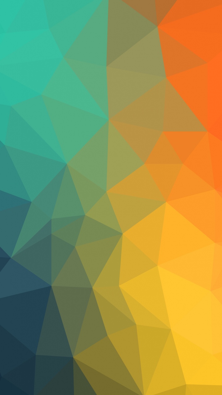 Обои треугольник, Геометрическая форма, Апельсин, желтый, узор в разрешении 720x1280