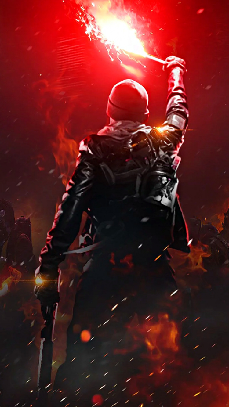 Обои xbox one, playstation 4, салют, красный цвет, тепло в разрешении 750x1334