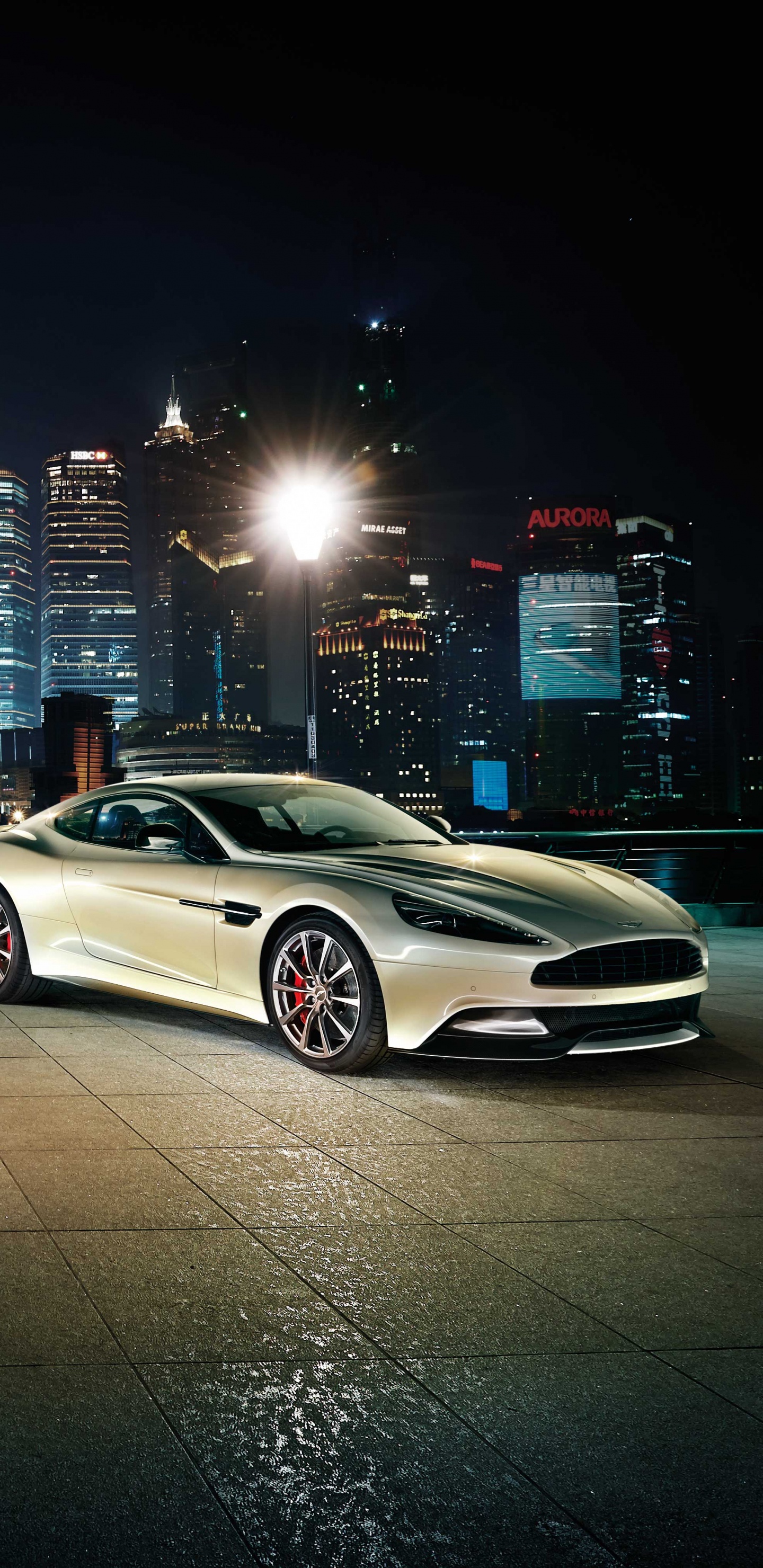 Обои Астон Мартин дбс V12, Астон Мартин, aston martin db5, авто, спорткар в разрешении 1440x2960