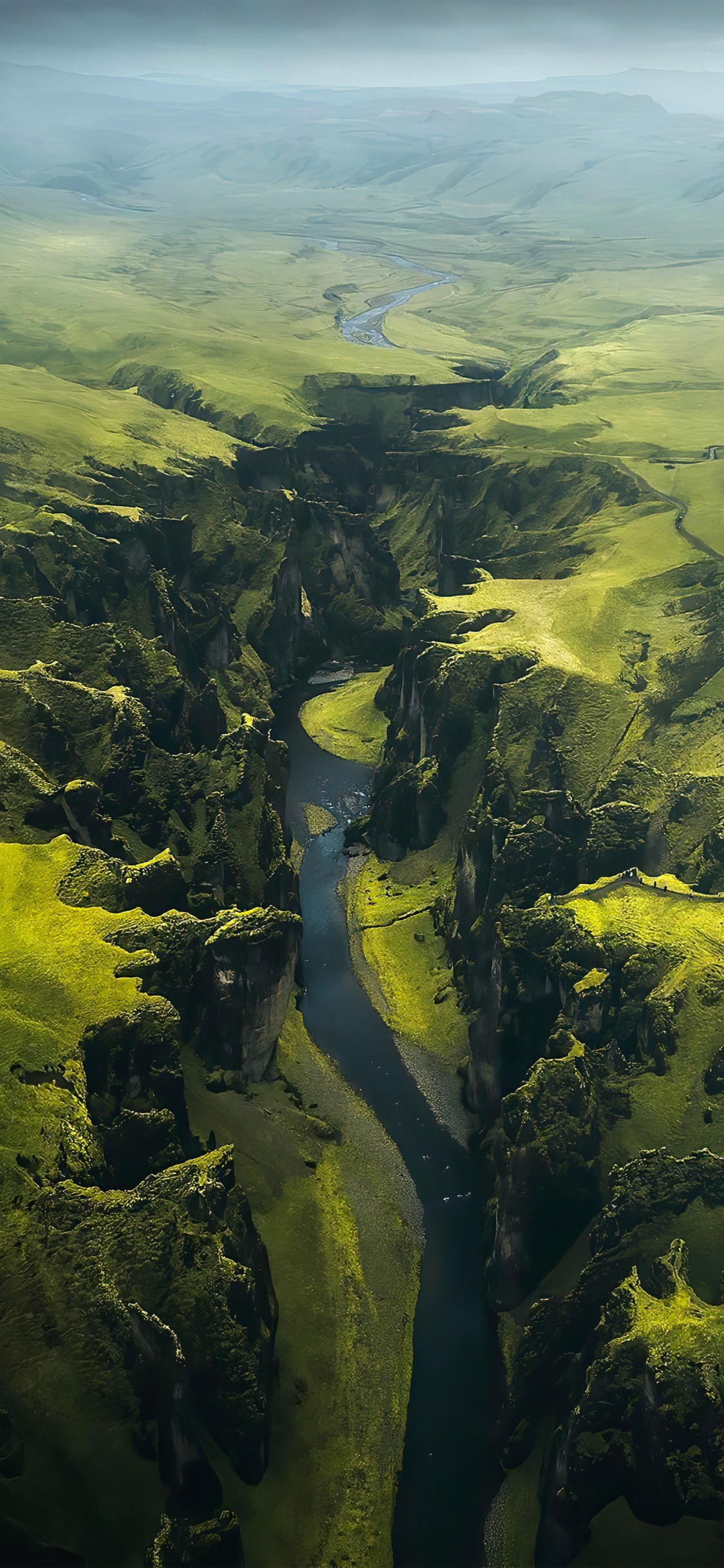 Обои гидроресурсы, природный ландшафт, нагорье, гора, местность в разрешении 1125x2436