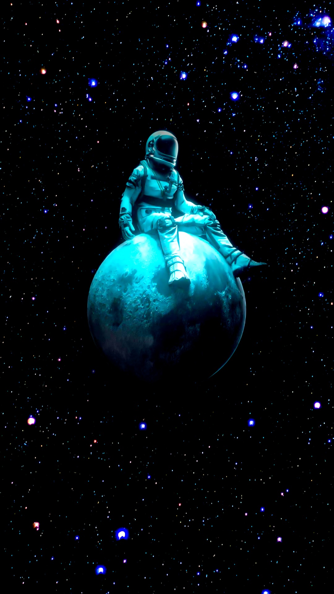 Обои рождественский орнамент, мир, природа, жидкий, арт в разрешении 1080x1920