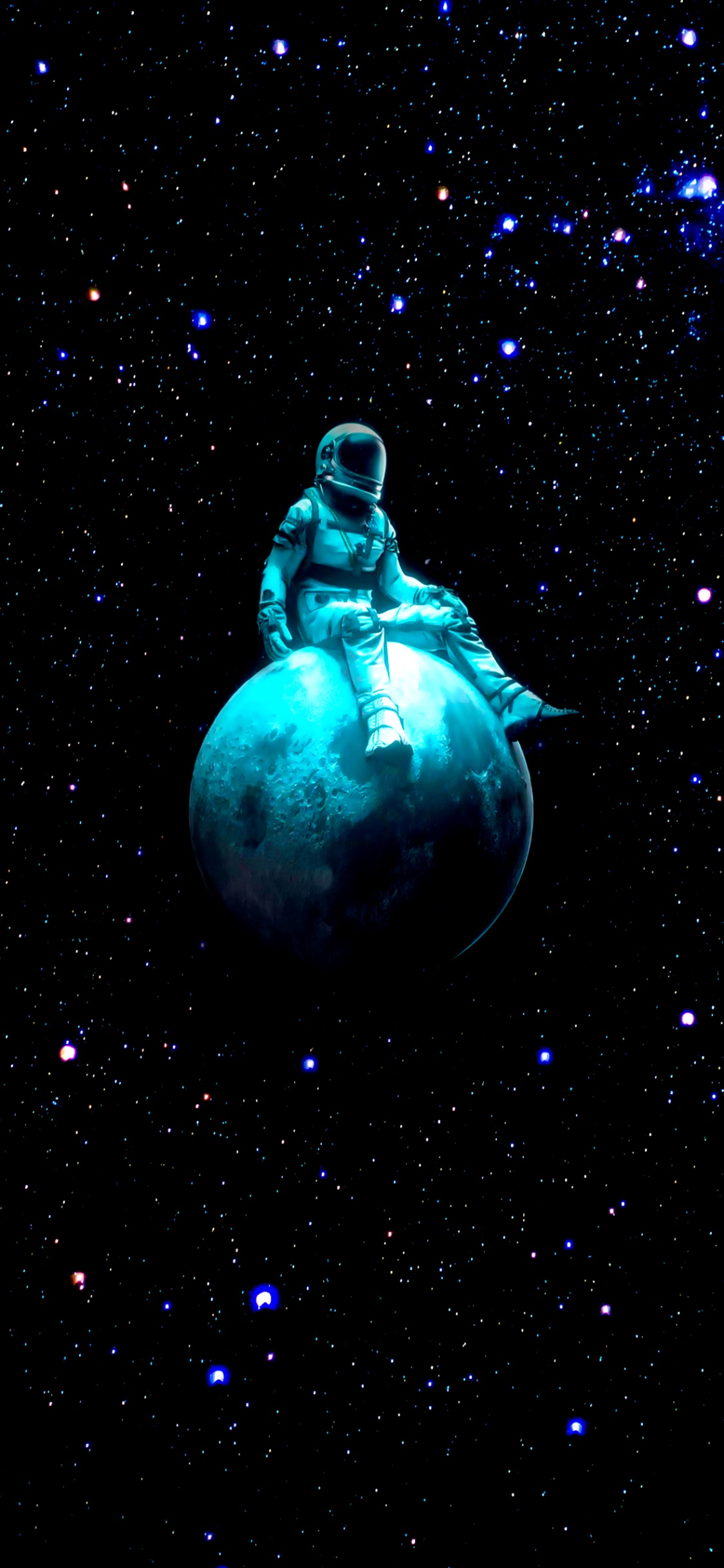 Обои рождественский орнамент, мир, природа, жидкий, арт в разрешении 1125x2436