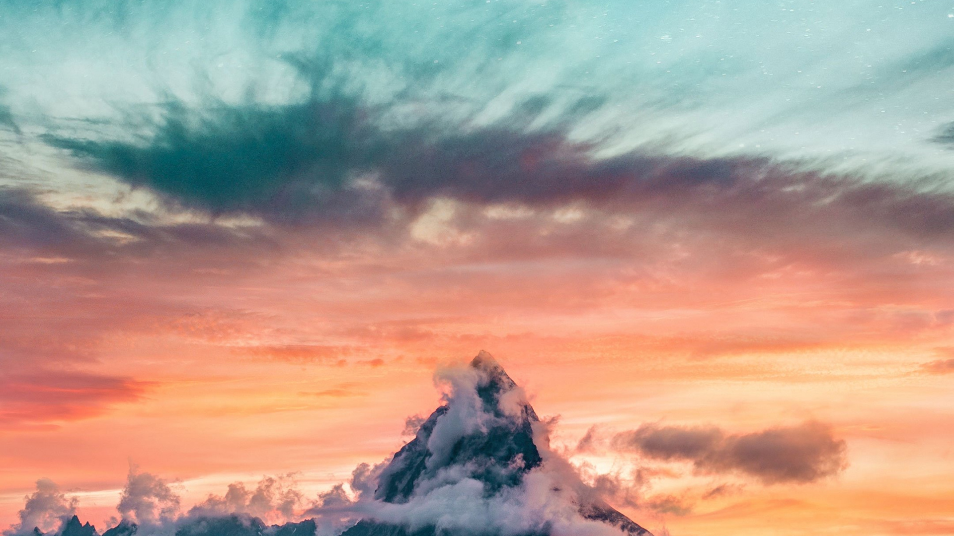 Обои пейзаж, облако, атмосфера, экорегион, свет в разрешении 1920x1080