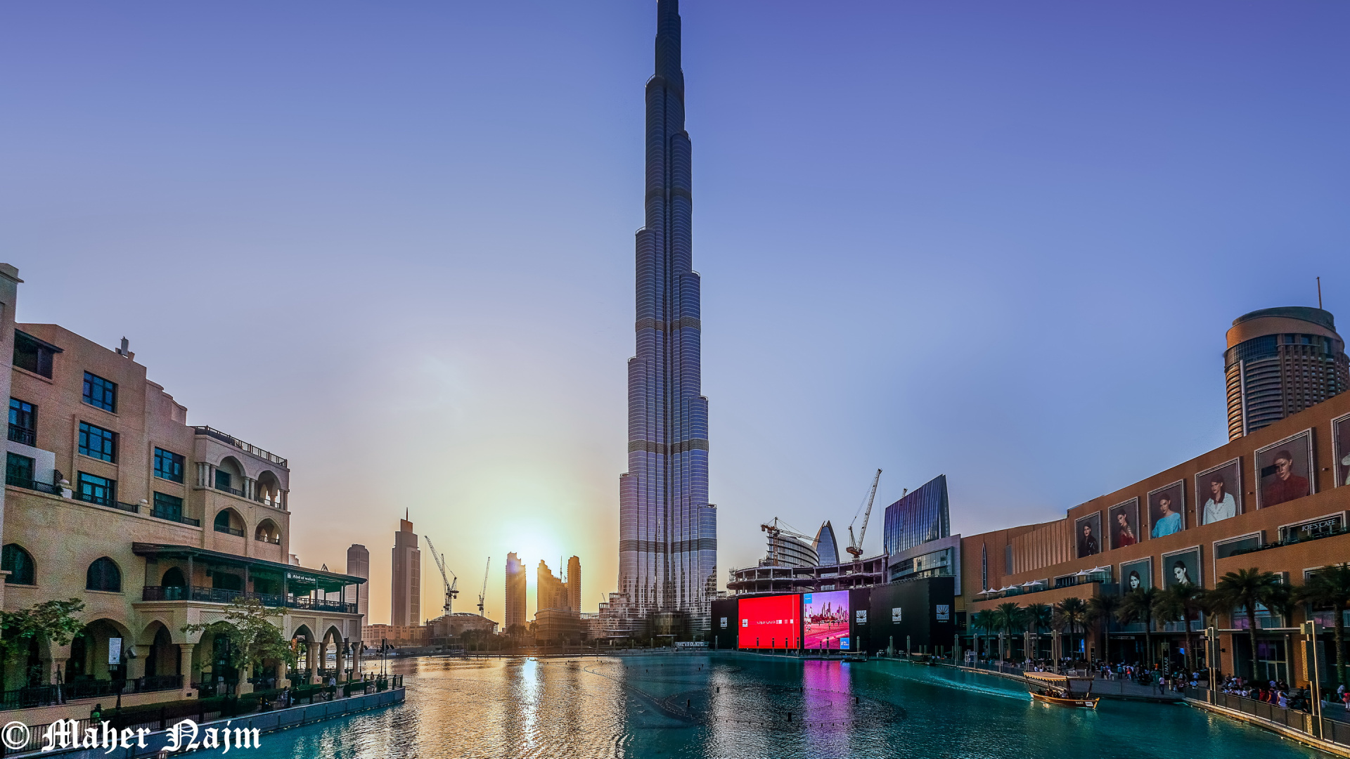 Обои вышка, Бурдж Халифа, небоскреб, ориентир, город в разрешении 1920x1080