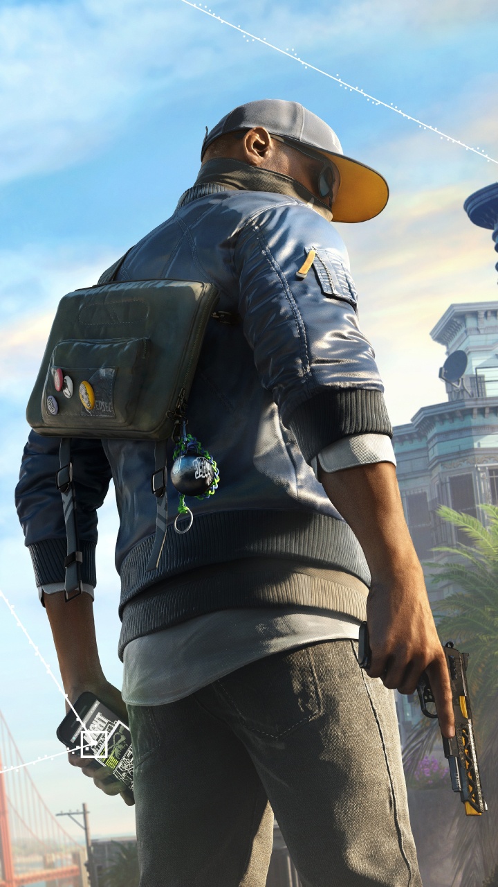 Обои Watch Dogs 2, ubisoft, xbox one, город, компьютерная игра в разрешении 720x1280