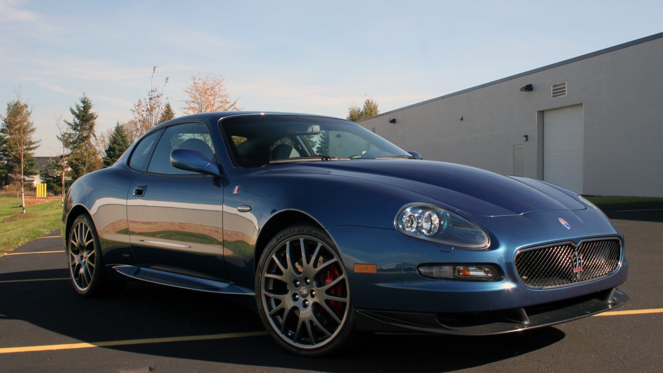 Обои Мазерати Гран спорт, 2006 Мазерати GranSport, maserati granturismo, Мазерати Спайдер, Мазерати в разрешении 1366x768