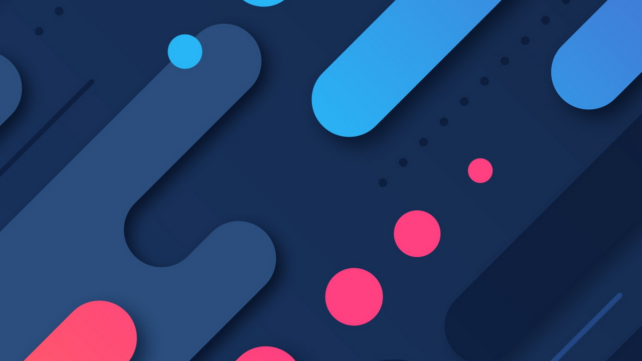 Обои дизайн, андроид, графический дизайн, лазурный, жест в разрешении 1280x720