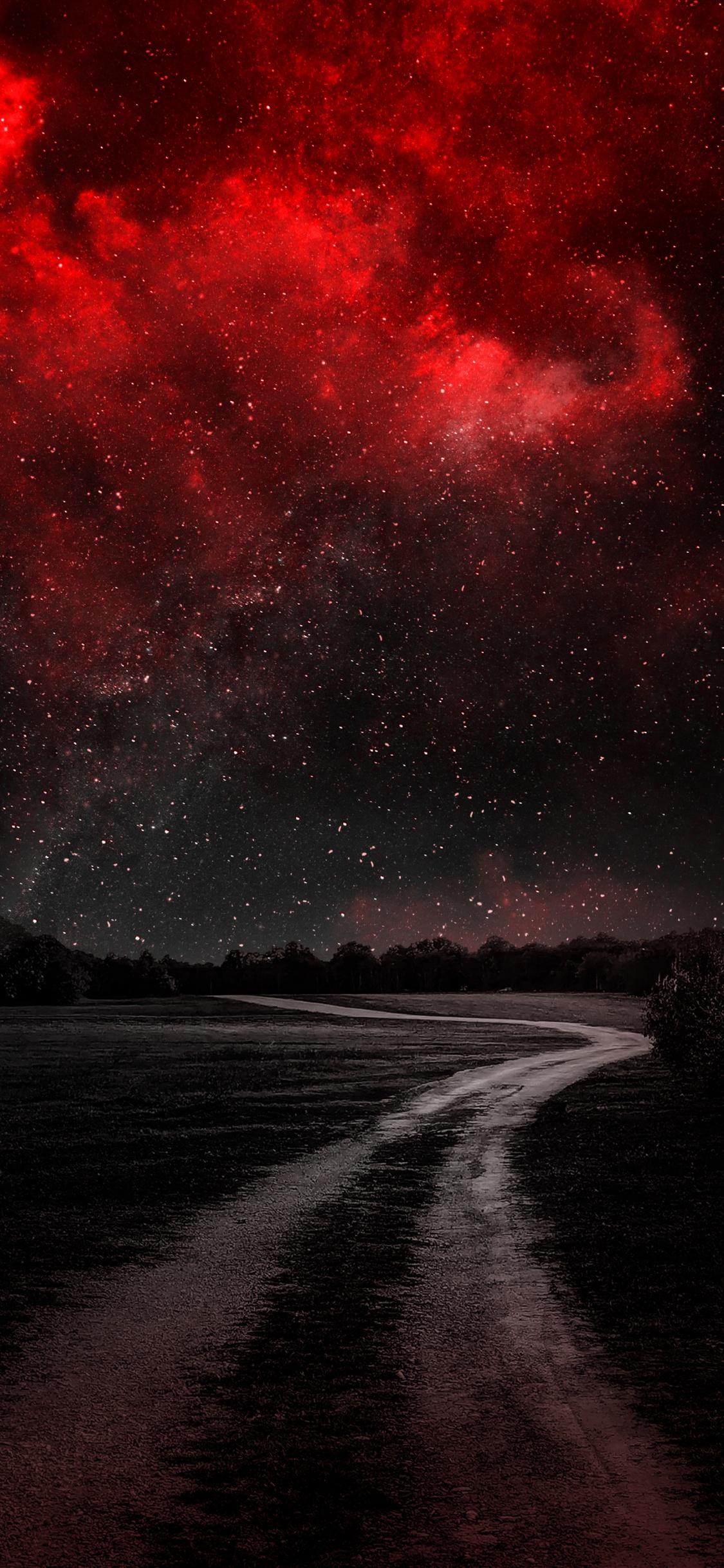 Обои вода, облако, атмосфера, природа, природный ландшафт в разрешении 1125x2436