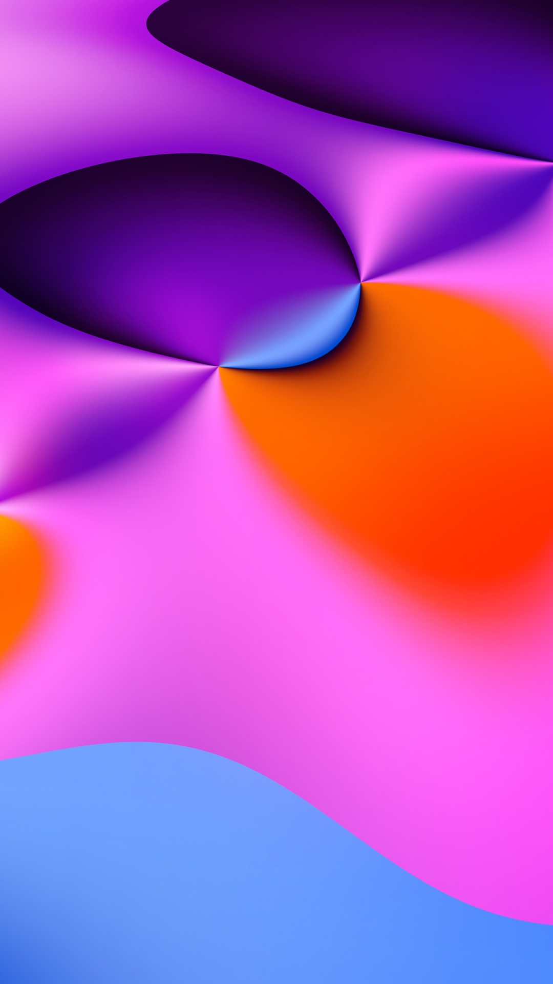 Обои пурпур, Фиолетовый, лепесток, цветок, графика в разрешении 1080x1920