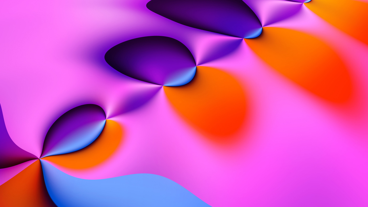 Обои пурпур, Фиолетовый, лепесток, цветок, графика в разрешении 1280x720