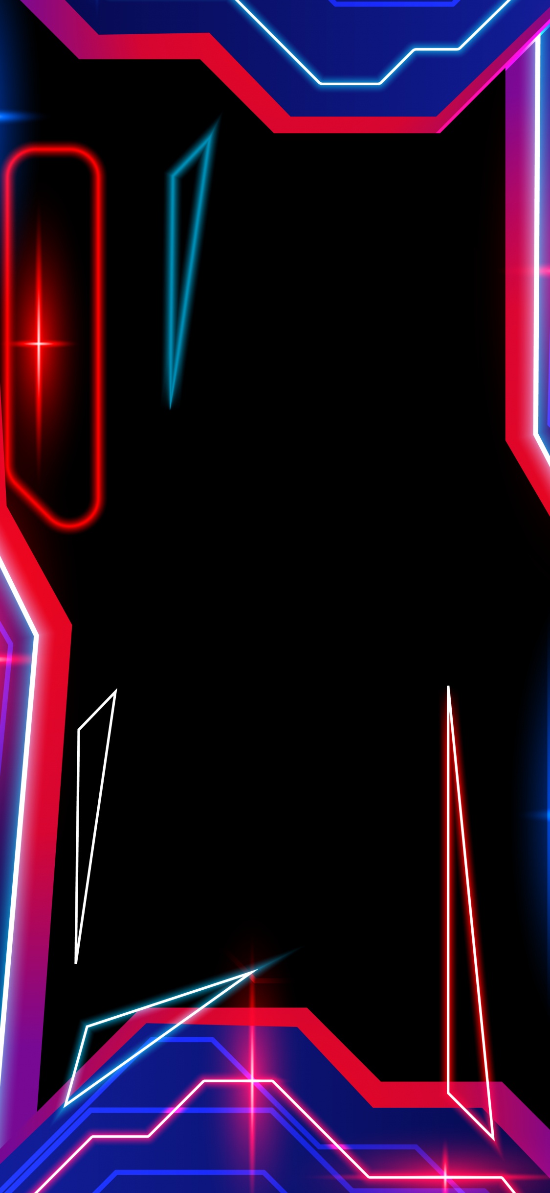 Обои свет, текст, неоновая вывеска, Фиолетовый, Визуальный эффект освещения в разрешении 1125x2436