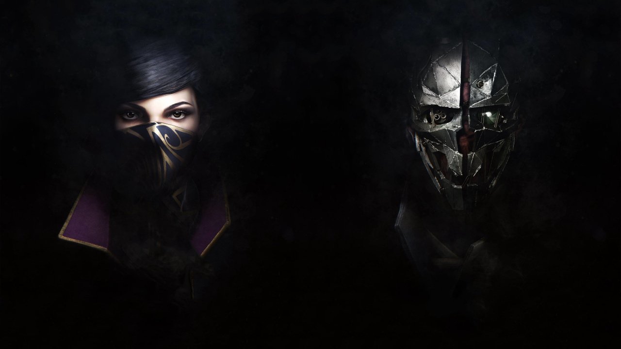 Обои Dishonored 2, Обесчестил, Bethesda Softworks, стелс игры, темнота в разрешении 1280x720