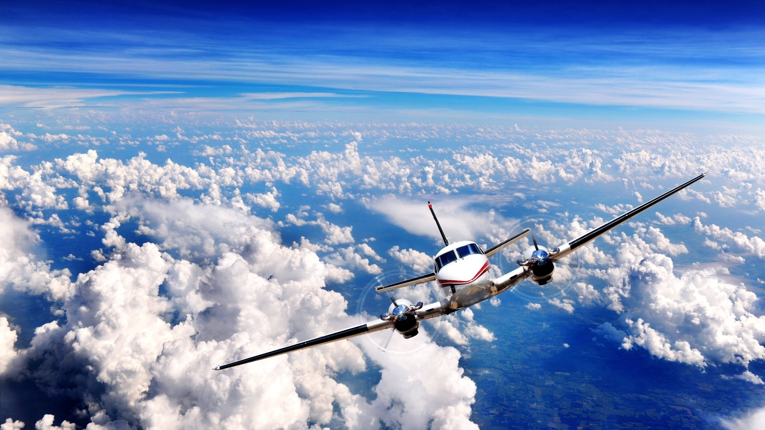 Обои самолеты, авиация, полет, аэрокосмическая техника, воздушное путешествие в разрешении 2560x1440