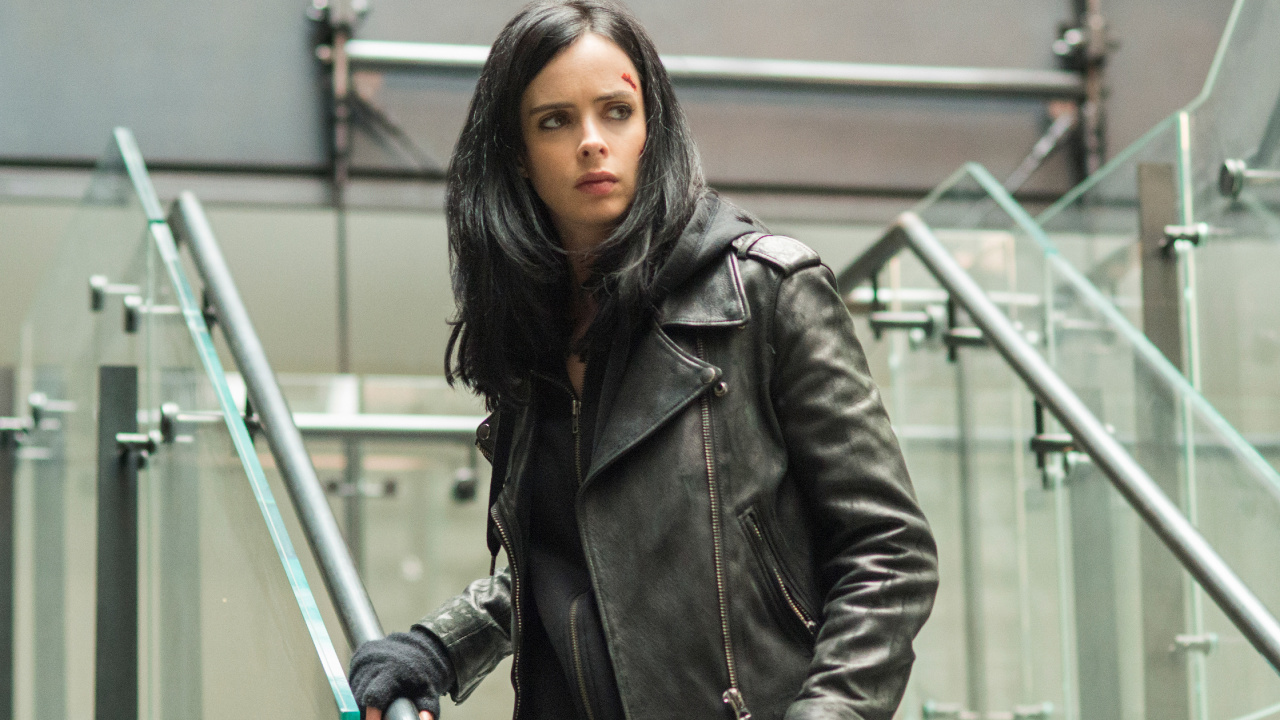 Обои Джессика Джонс, Krysten Риттер, marvel, нетфликс, Джессика Джонс - Сезон 2 в разрешении 1280x720