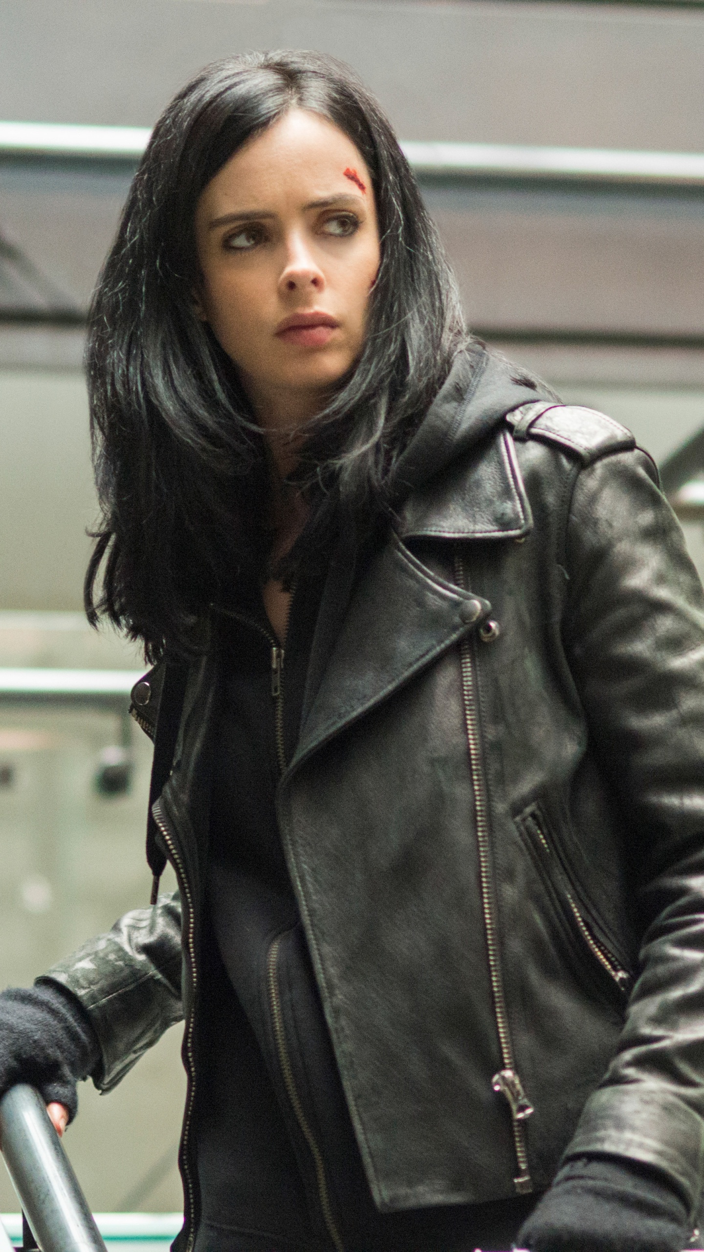 Обои Джессика Джонс, Krysten Риттер, marvel, нетфликс, Джессика Джонс - Сезон 2 в разрешении 1440x2560