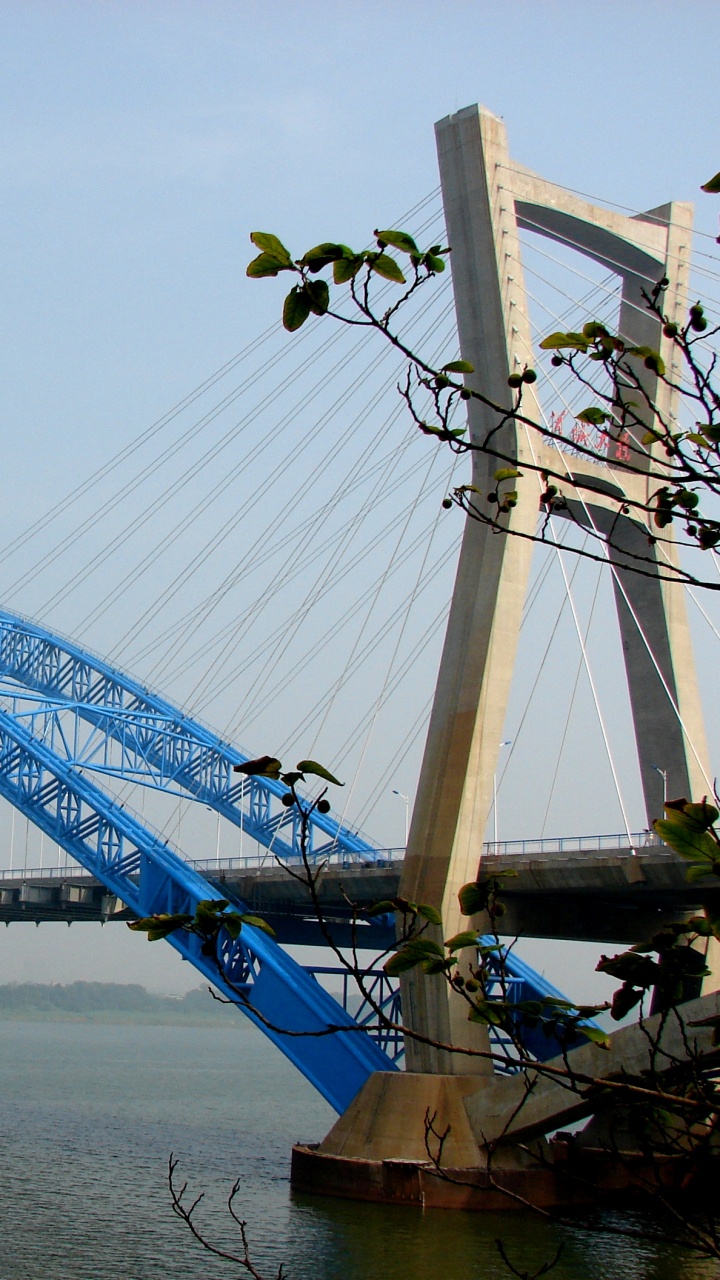 Обои мост lianxiang, Мост Чаотяньмэнь, мост, арочный мостик, вантовый мост в разрешении 720x1280