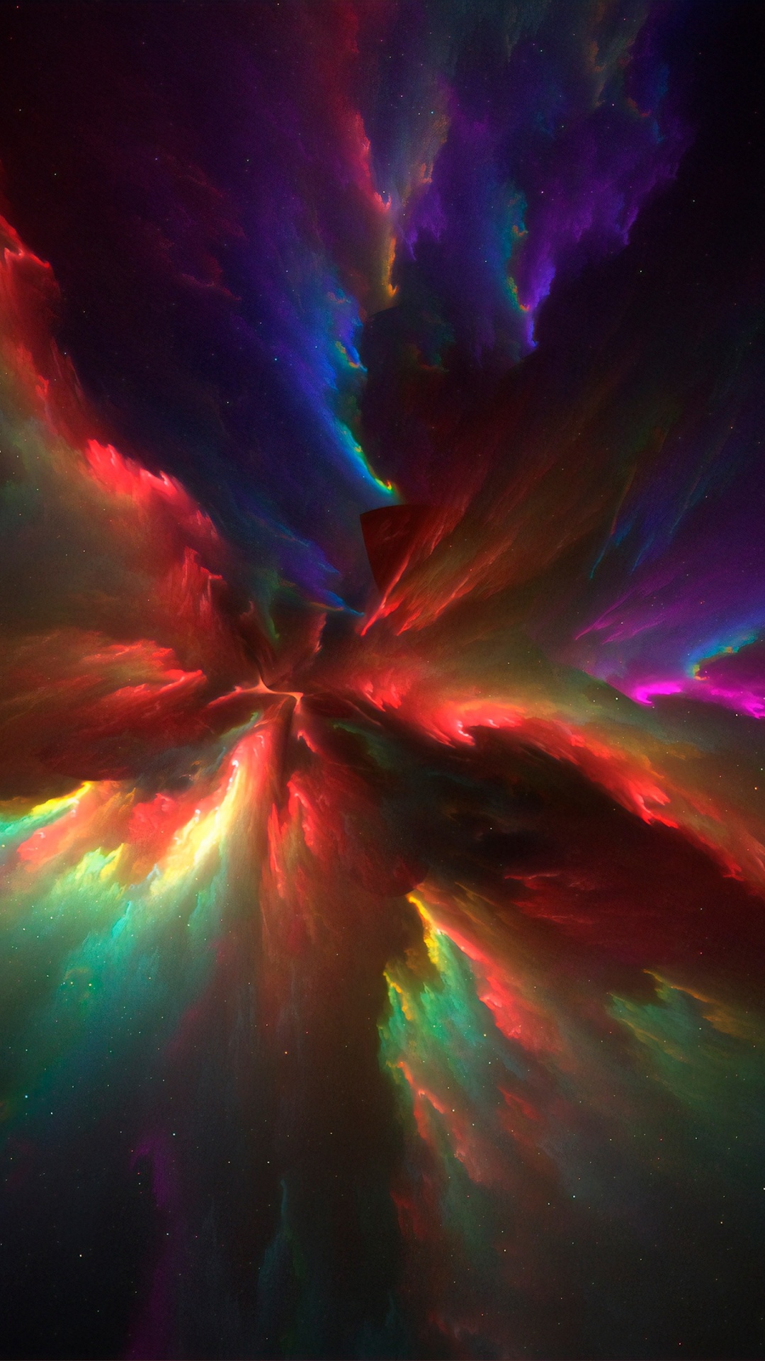 Обои вселенная абстрактная, абстрактное искусство, арт, цифровое искусство, живопись в разрешении 1080x1920