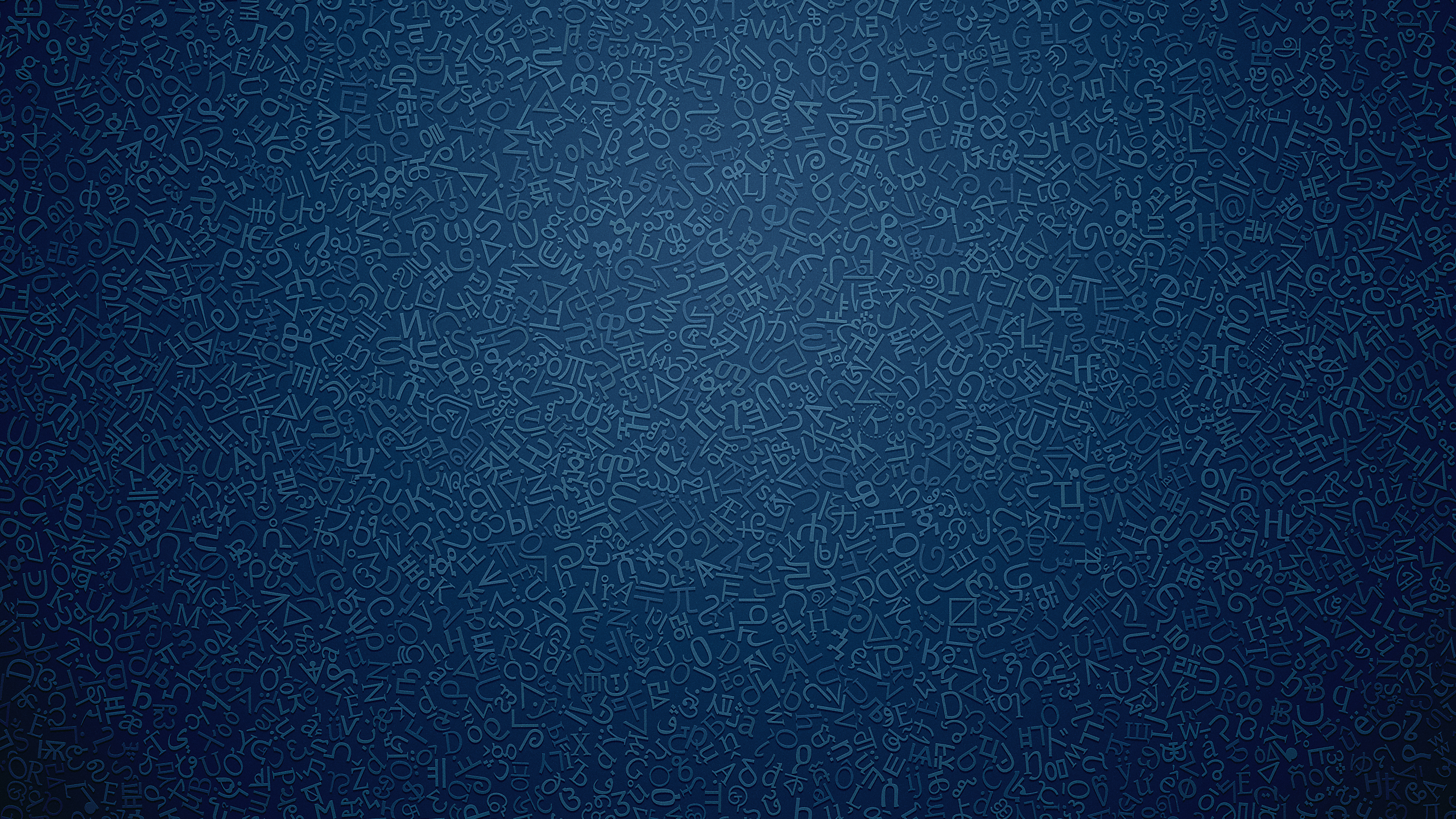 Обои атмосфера, синий, электрик, узор, лазурный в разрешении 2560x1440