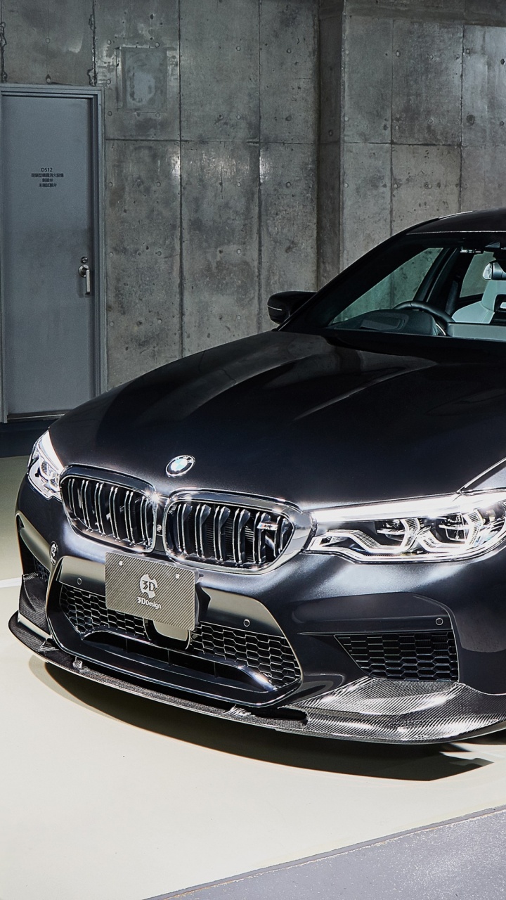 Обои 3d design m5 f90, БМВ М5 2018, БМВ М5, легковые автомобили, bmw в разрешении 720x1280