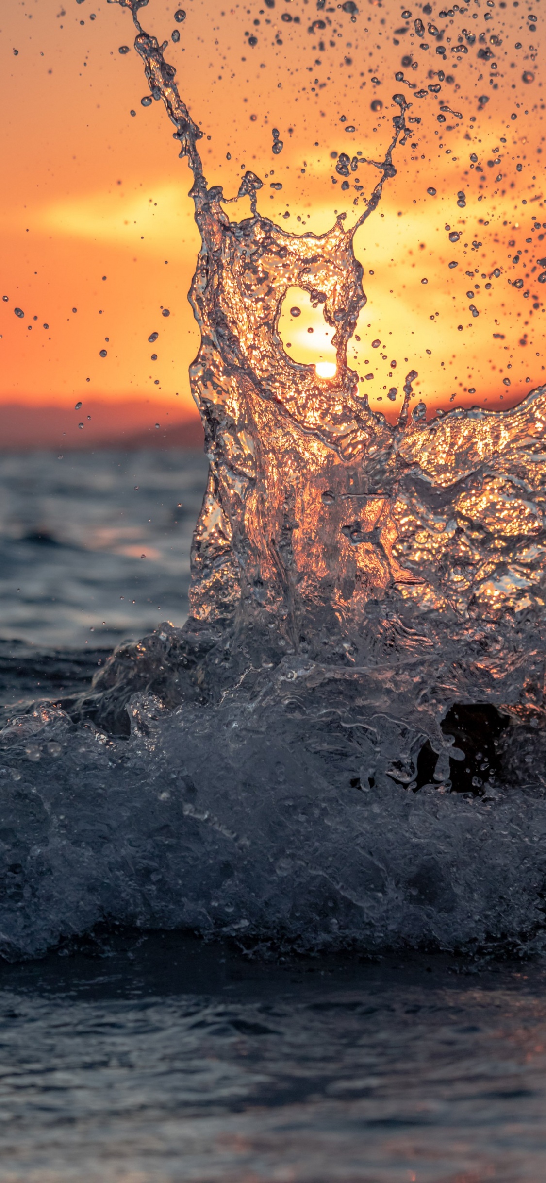 Обои вода, наука, физика, атмосфера, жидкий в разрешении 1125x2436