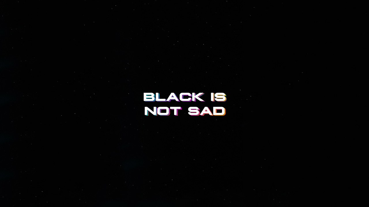 Обои атмосфера, черный, текст, темнота, свет в разрешении 1280x720