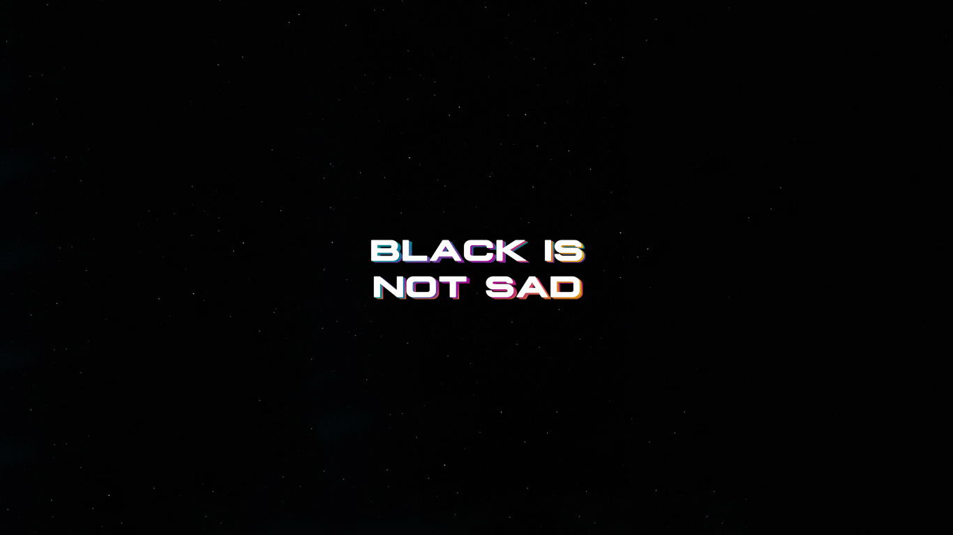 Обои атмосфера, черный, текст, темнота, свет в разрешении 1366x768