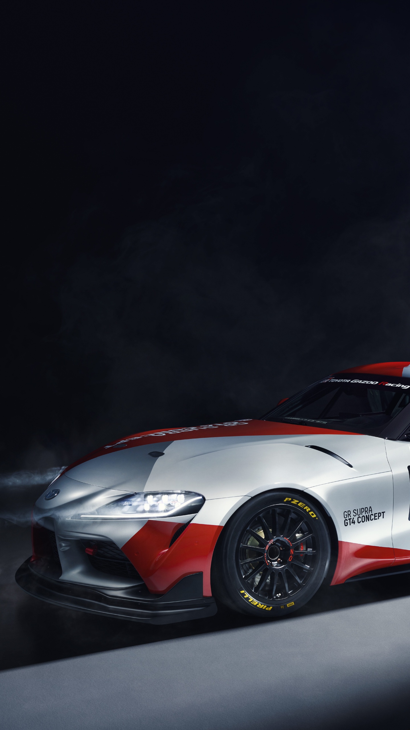 Обои Toyota Supra, toyota, авто, 2019 Женевском Автосалоне, автогонки в разрешении 1440x2560
