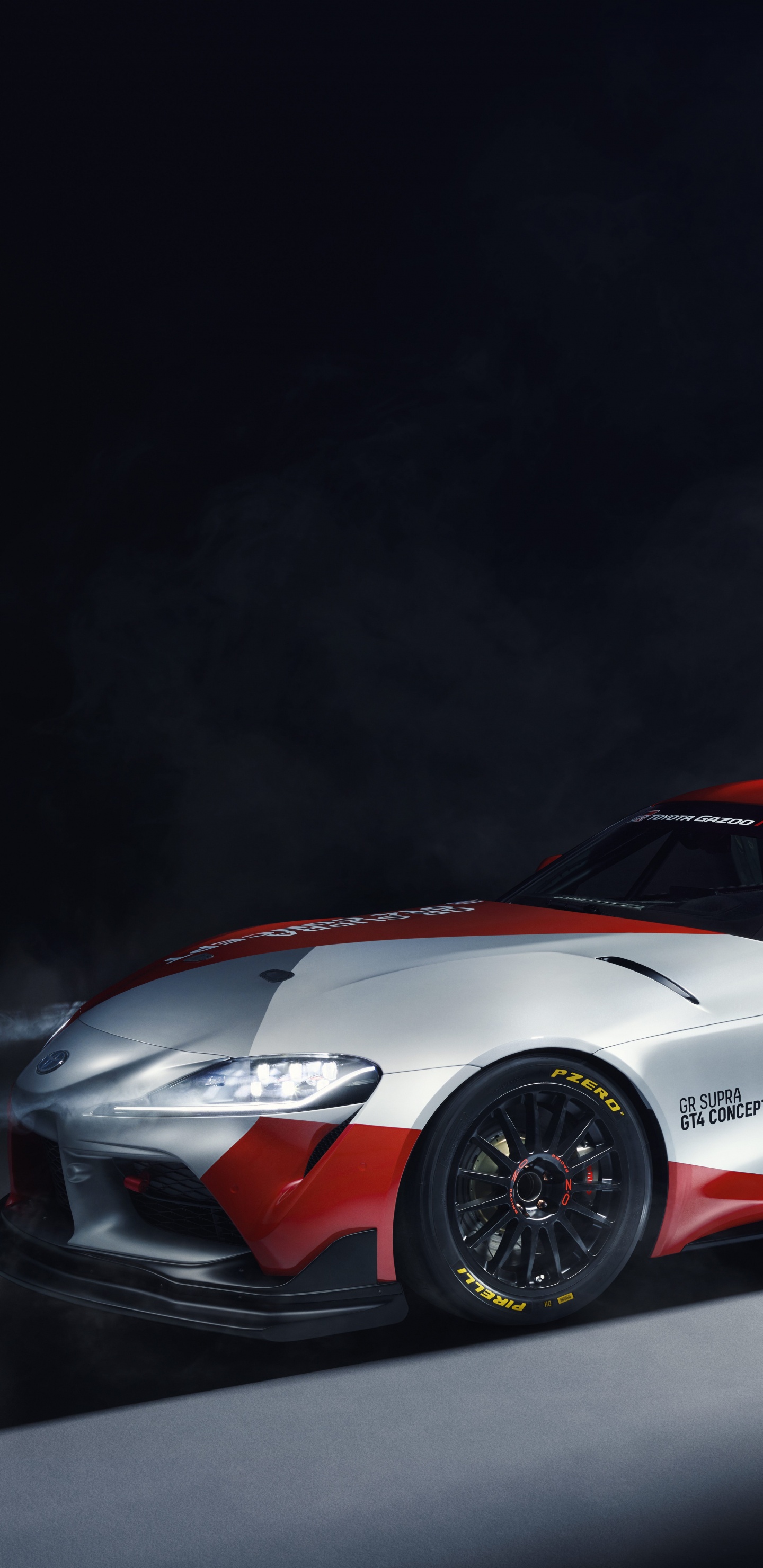 Обои Toyota Supra, toyota, авто, 2019 Женевском Автосалоне, автогонки в разрешении 1440x2960