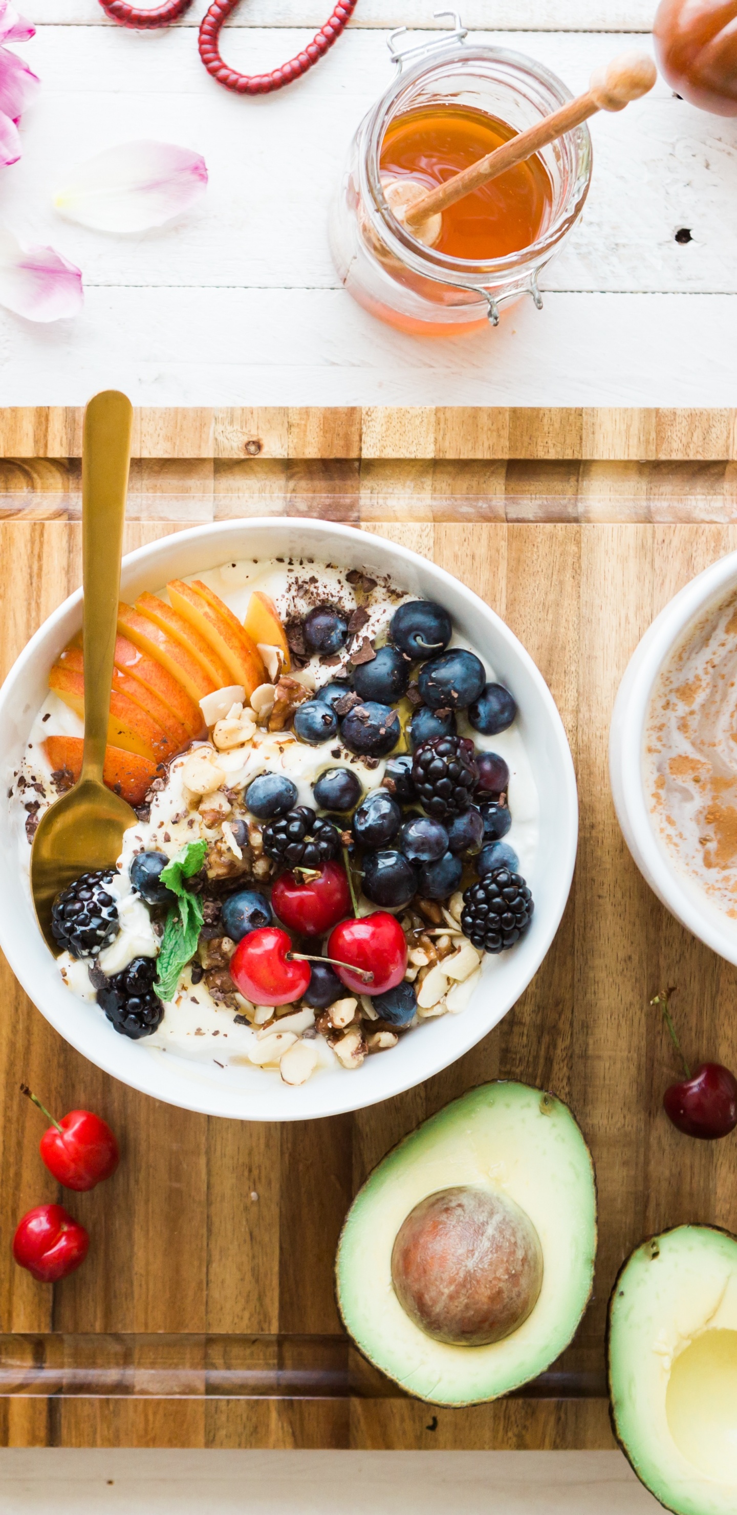 Обои здоровье, здоровая диета, еда, блюда, пища в разрешении 1440x2960