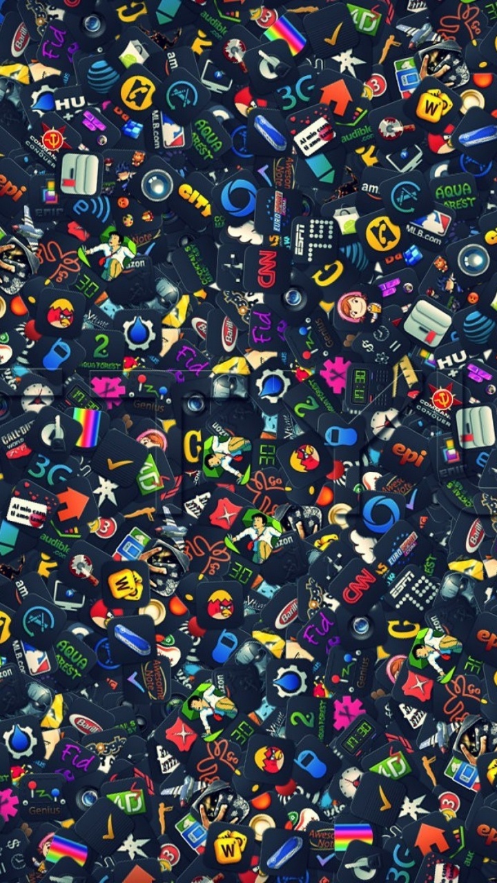 Обои толпа, поставкы партии, конфетти, технологии, красочность в разрешении 720x1280