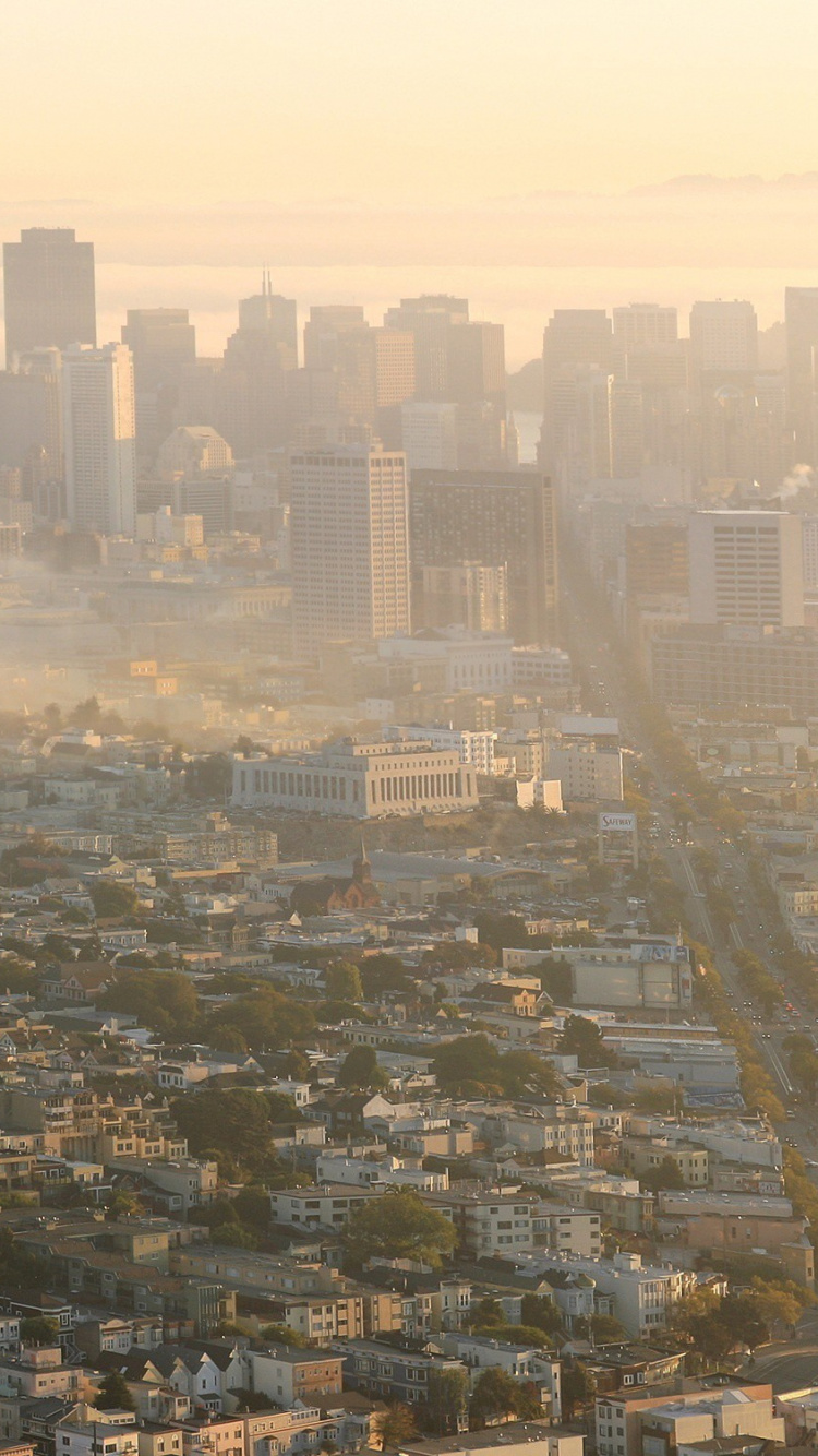 Обои Твин Пикс, городской пейзаж, городской район, метрополия, город в разрешении 750x1334