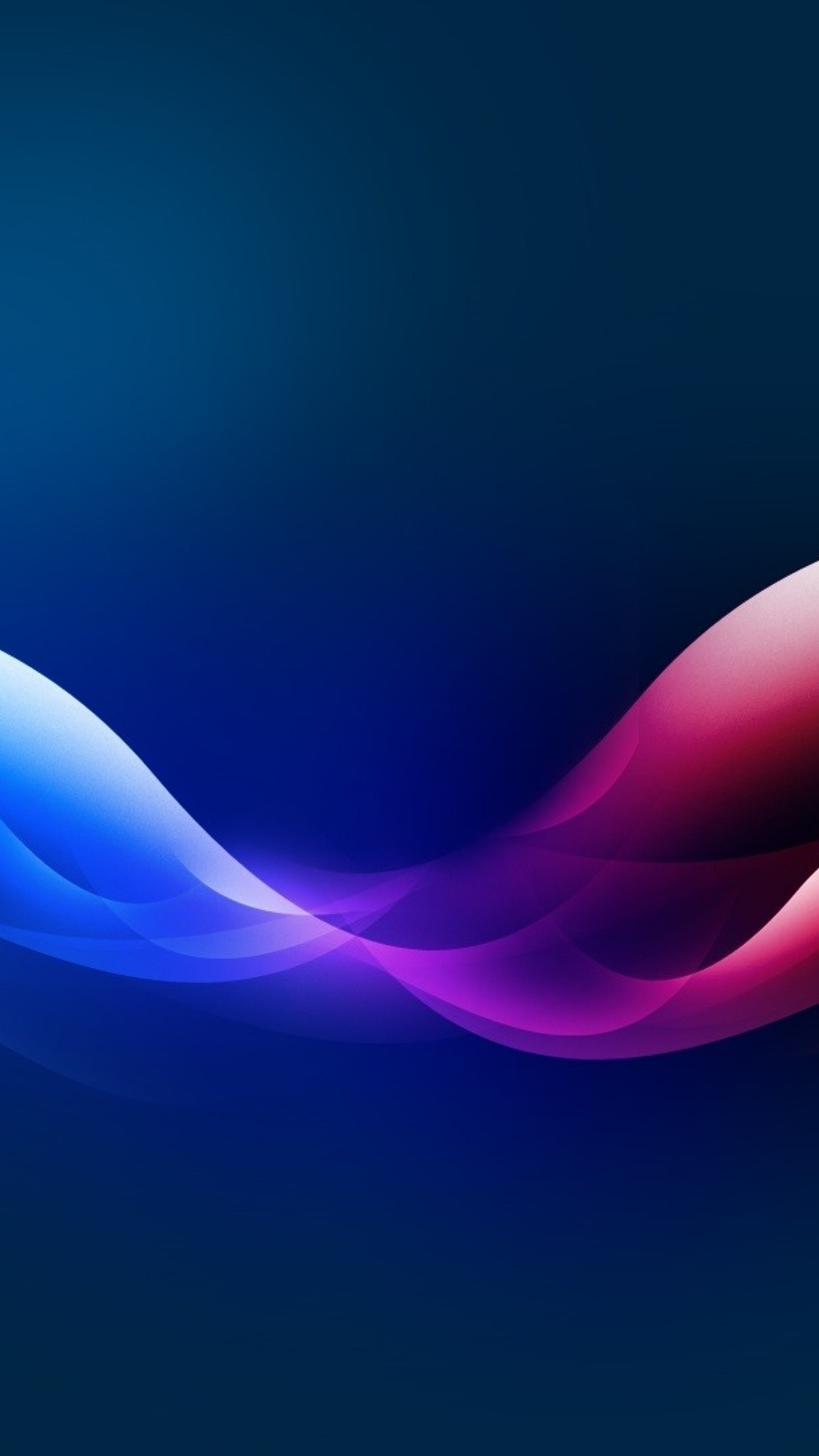 Обои синий, свет, цифровое искусство, крупный план, атмосфера в разрешении 1440x2560