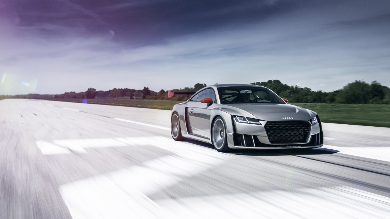Обои Ауди ТТ клабспорт, audi, спорткар, авто, audi r8 в разрешении 1366x768