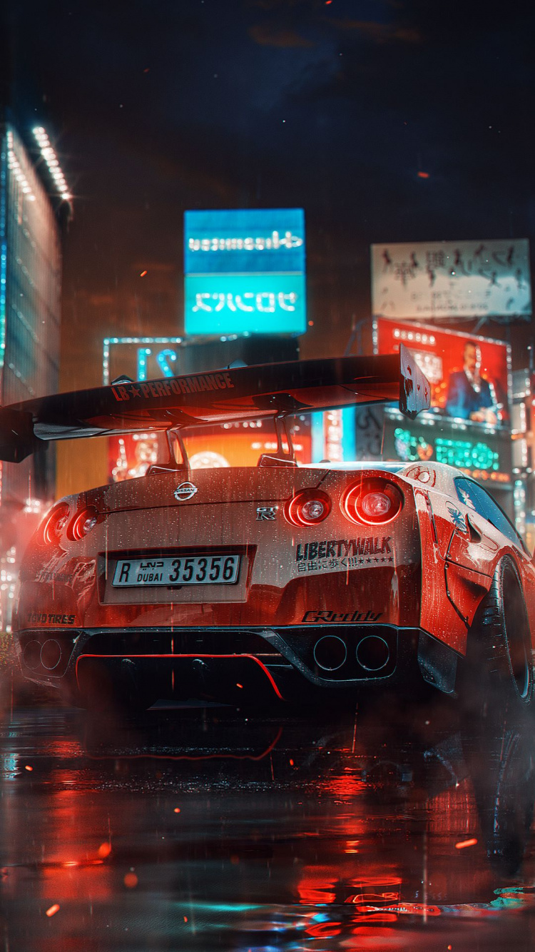 Обои легковые автомобили, nissan skyline gt r, Ниссан, спорткар, колесо в разрешении 750x1334