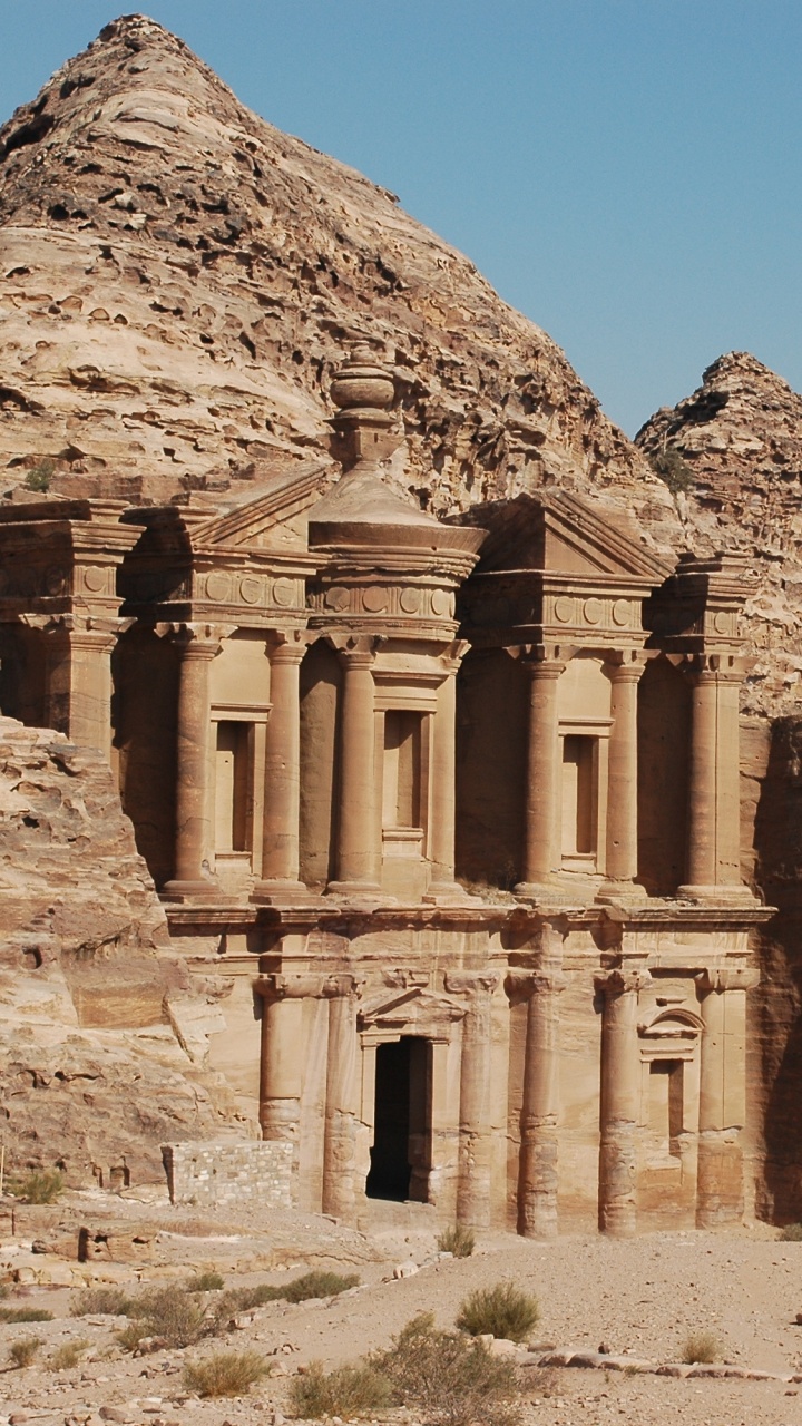 Обои Петр, древняя история, историческое место, ориентир, развалины в разрешении 720x1280