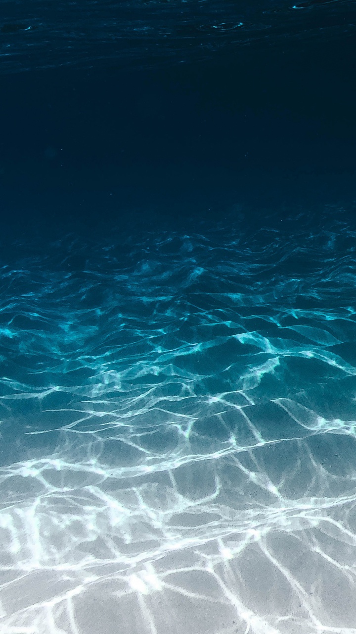 Обои вода, жидкий, синий, жидкость, ветровая волна в разрешении 720x1280