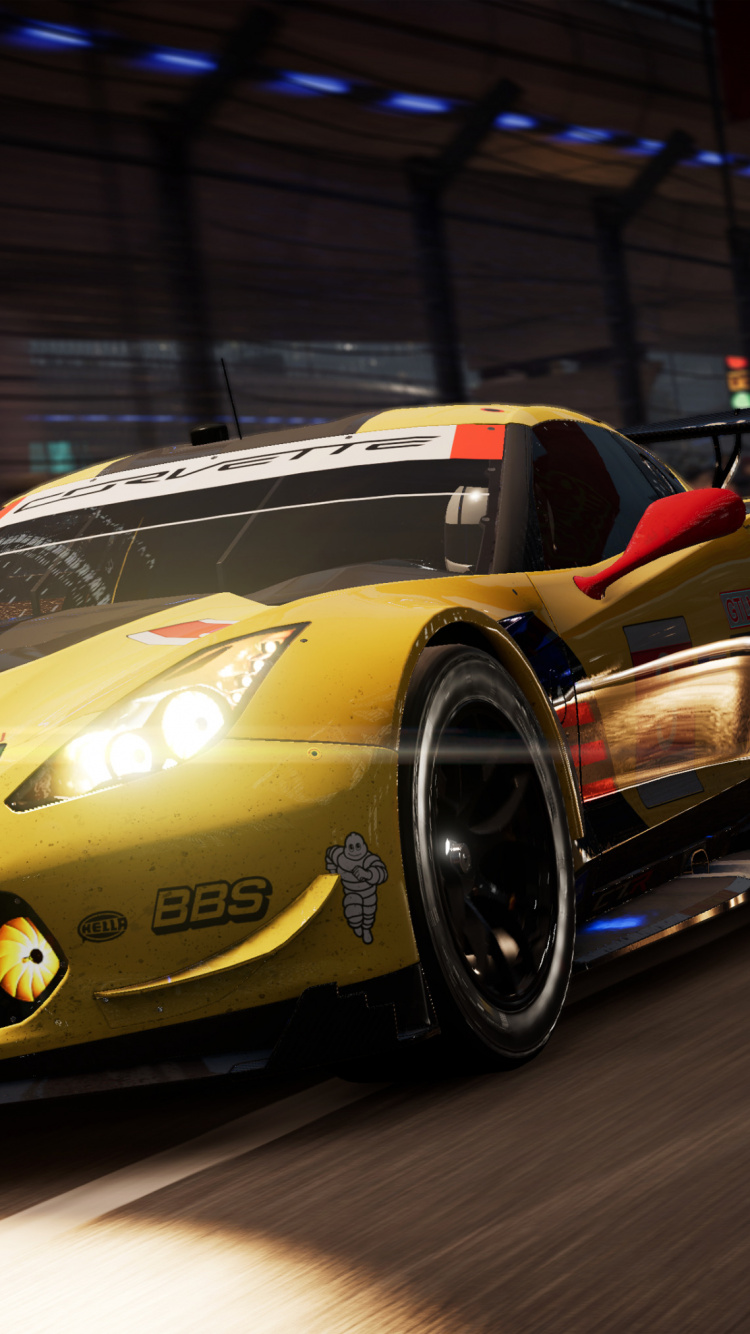 Обои компания Codemasters, playstation 4, xbox one, авто, спорткар в разрешении 750x1334