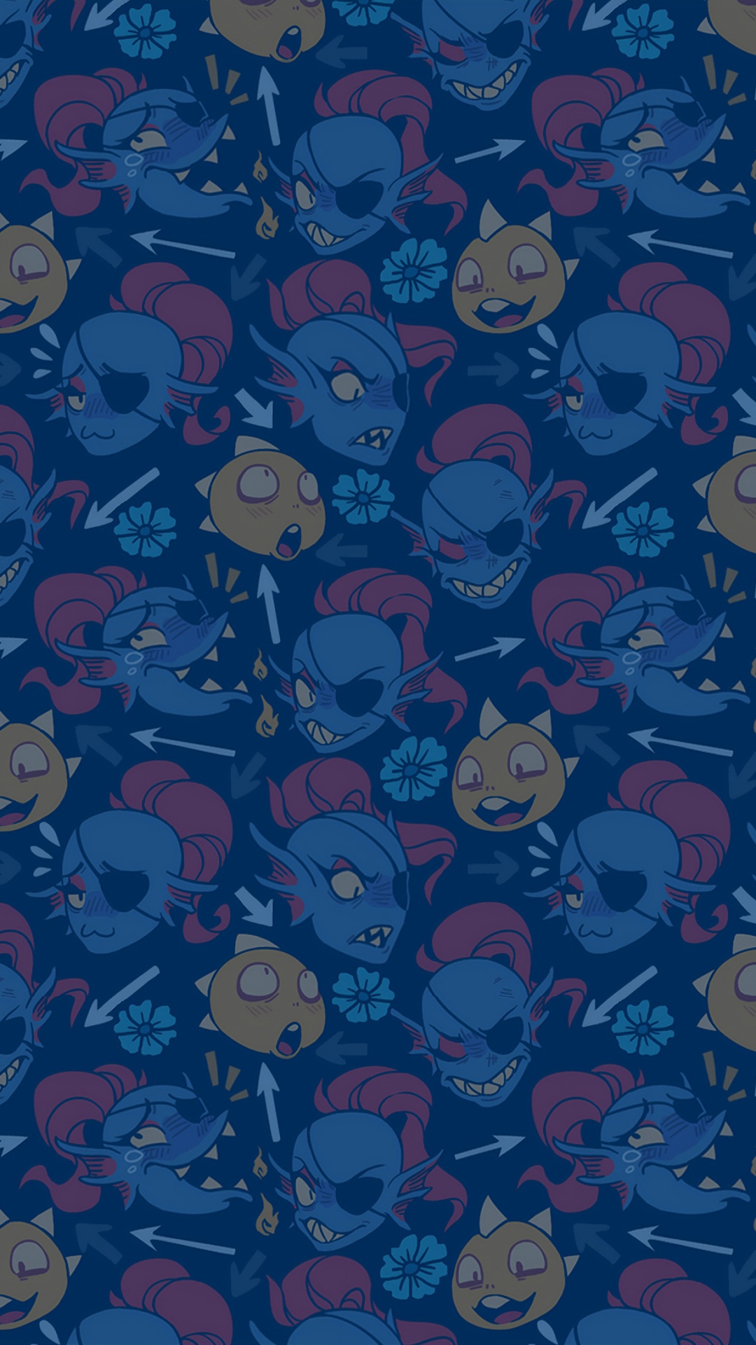 Обои Undertale, абстрактное искусство, арт, цифровое искусство, дизайн в разрешении 1080x1920