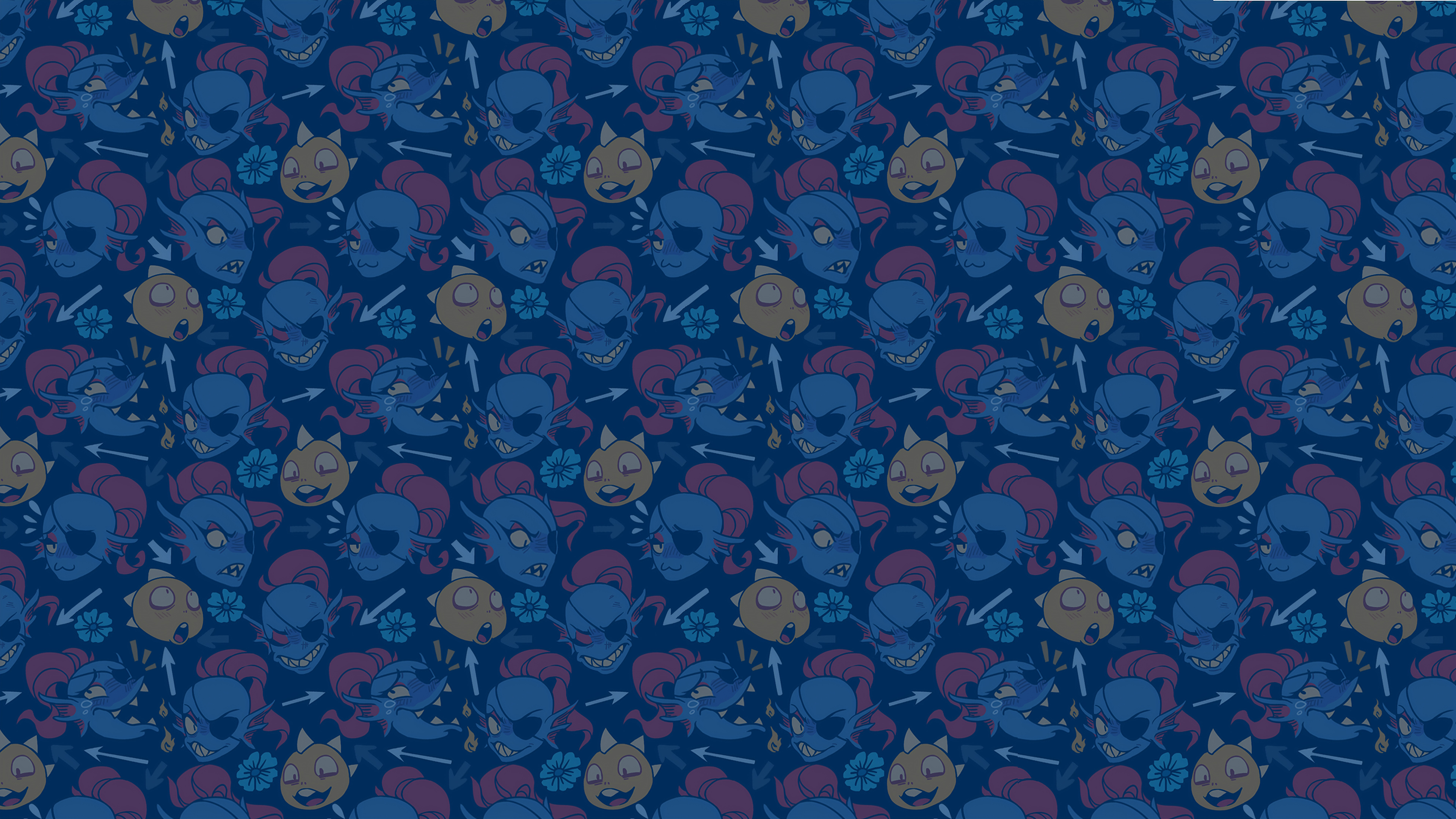 Обои Undertale, абстрактное искусство, арт, цифровое искусство, дизайн в разрешении 3840x2160