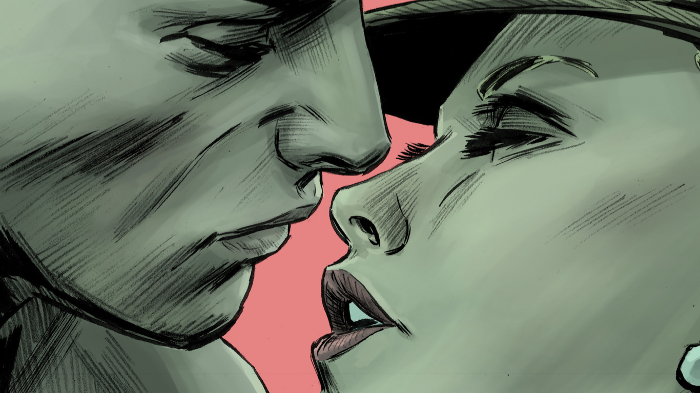 Обои иллюстрация, нос, лоб, эскиз, мультфильм в разрешении 1366x768