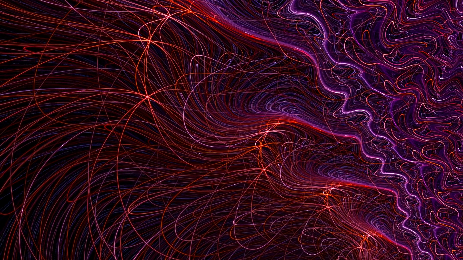 Обои фрактальное искусство, пурпур, красный цвет, Фиолетовый, розовый в разрешении 1920x1080